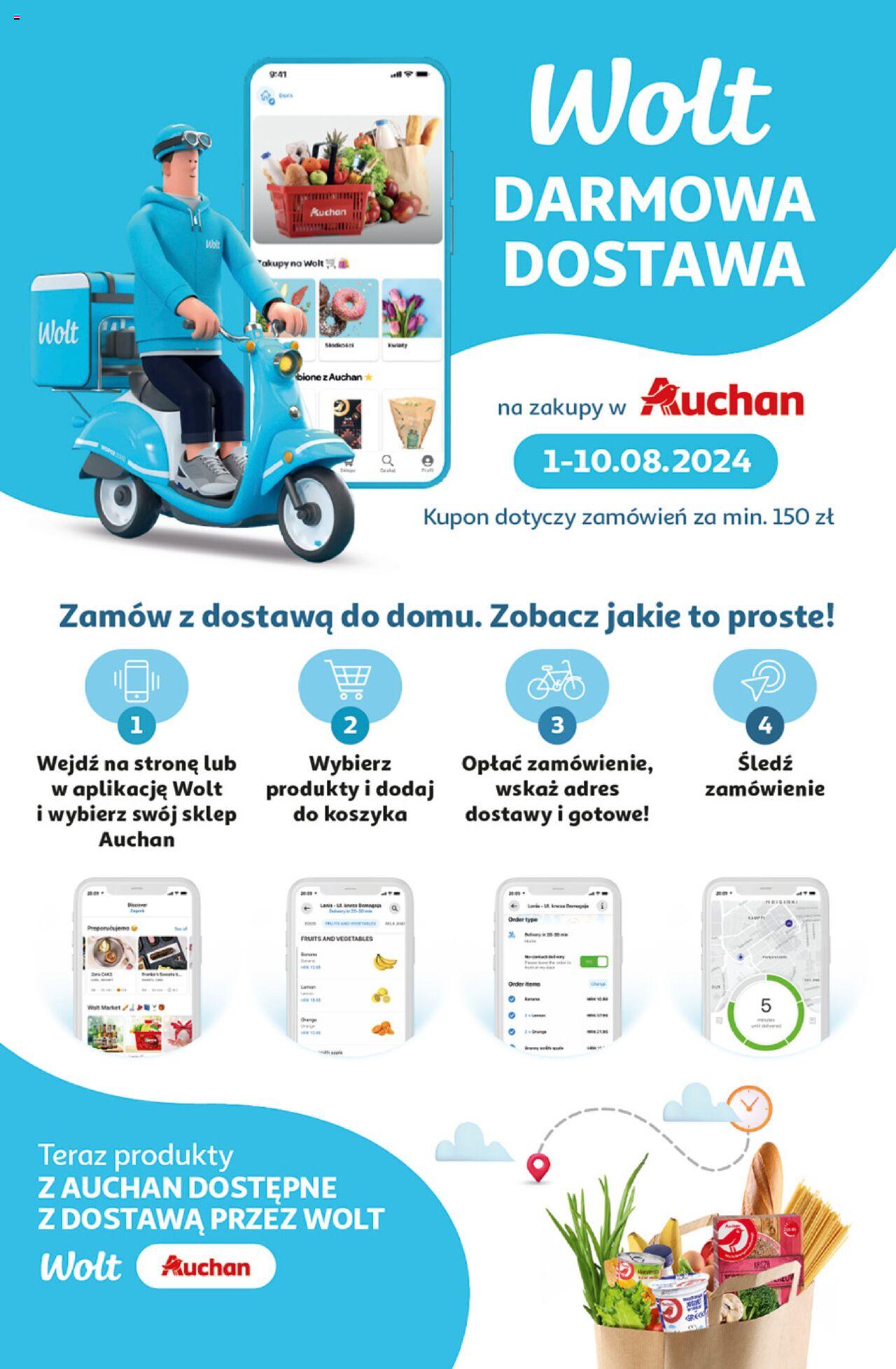 Auchan Jeszcze Lepsze Ceny Hipermarket Gazetka ważna od 01.08.2024 do 07.08.2024 strona 41