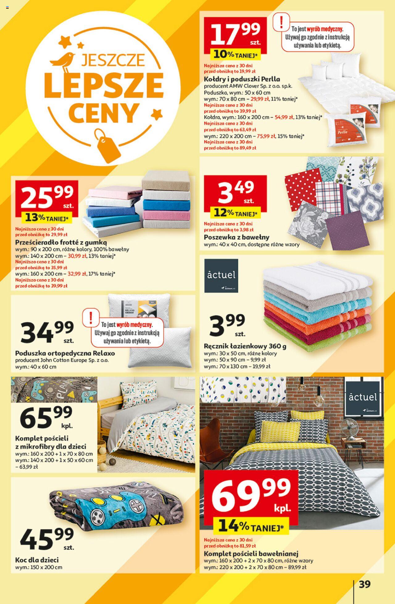 Auchan Jeszcze Lepsze Ceny Hipermarket Gazetka ważna od 01.08.2024 do 07.08.2024 strona 47