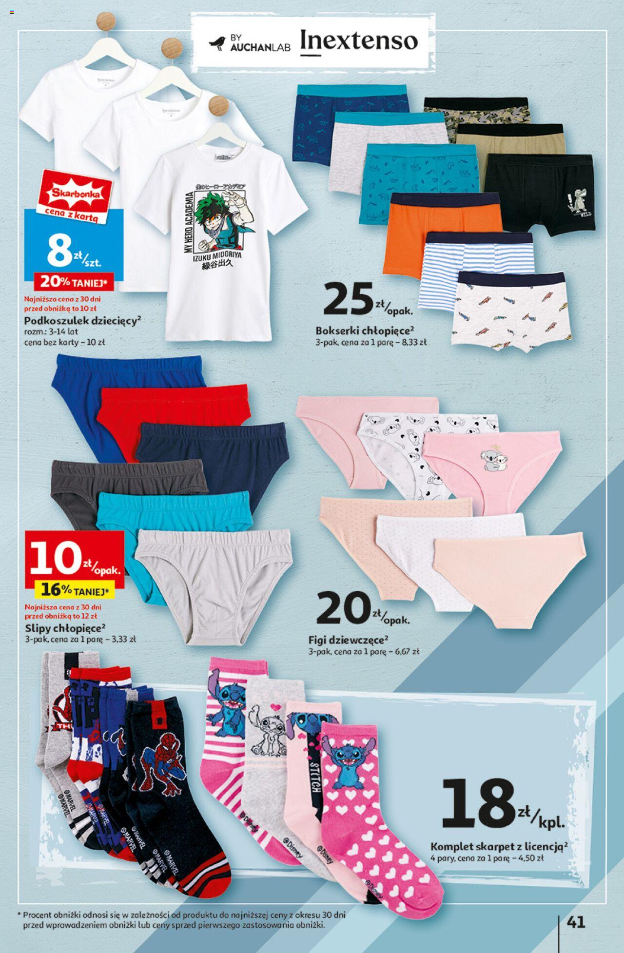 Auchan Jeszcze Lepsze Ceny Hipermarket Gazetka ważna od 01.08.2024 do 07.08.2024 strona 48