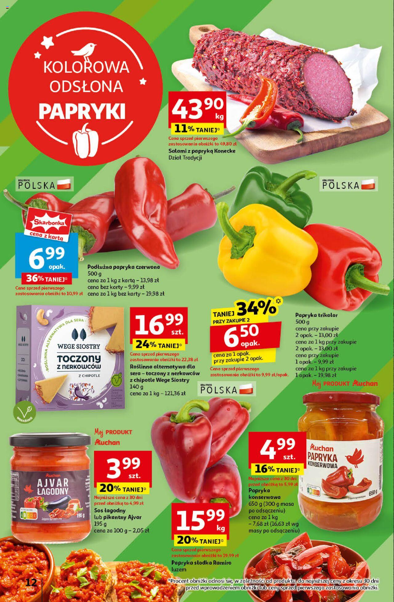 Auchan Jeszcze Lepsze Ceny Hipermarket Gazetka ważna  od 16.08.2024 do 21.08.2024 strona 14