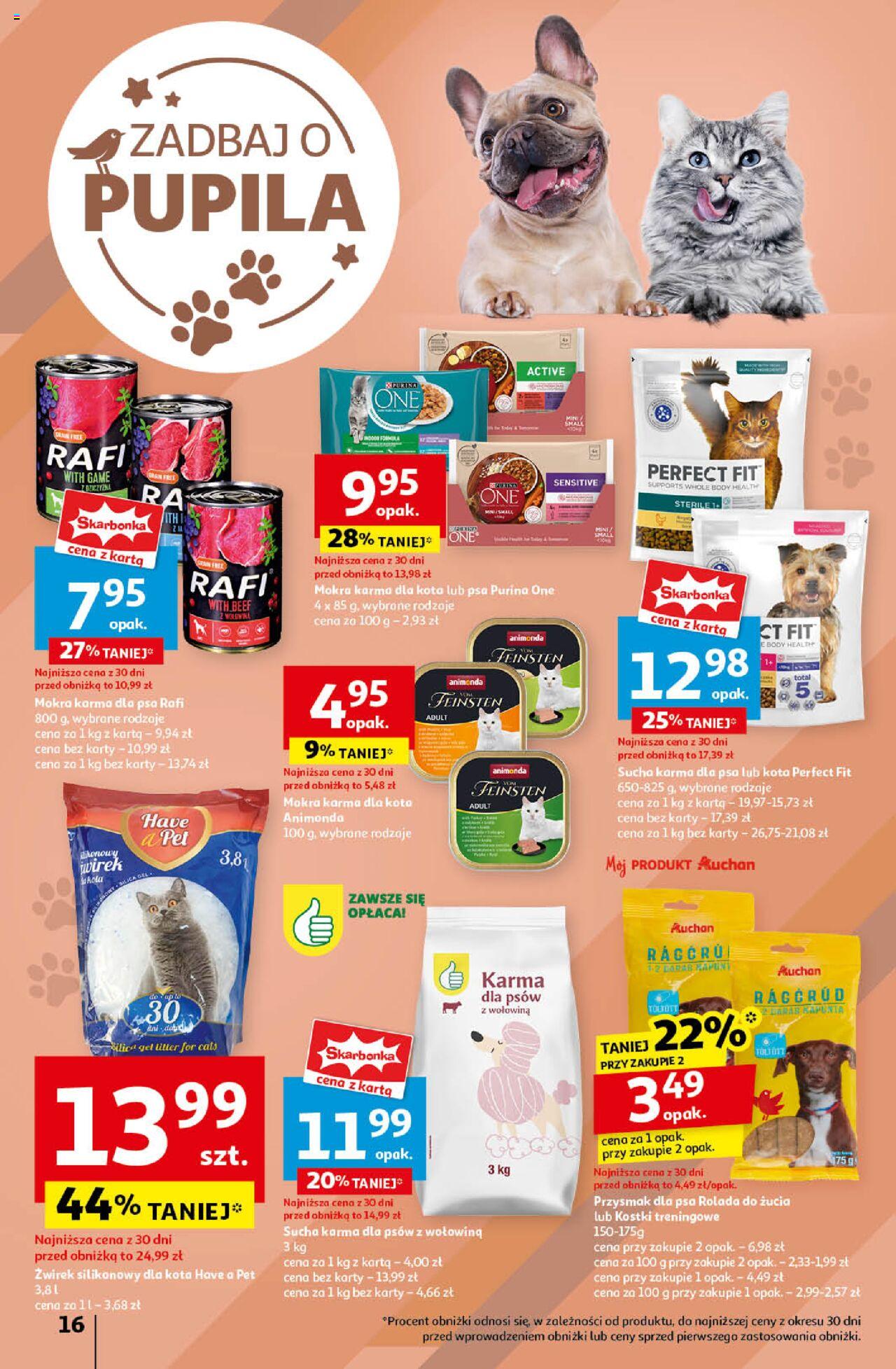 Auchan Jeszcze Lepsze Ceny Hipermarket Gazetka ważna  od 16.08.2024 do 21.08.2024 strona 18