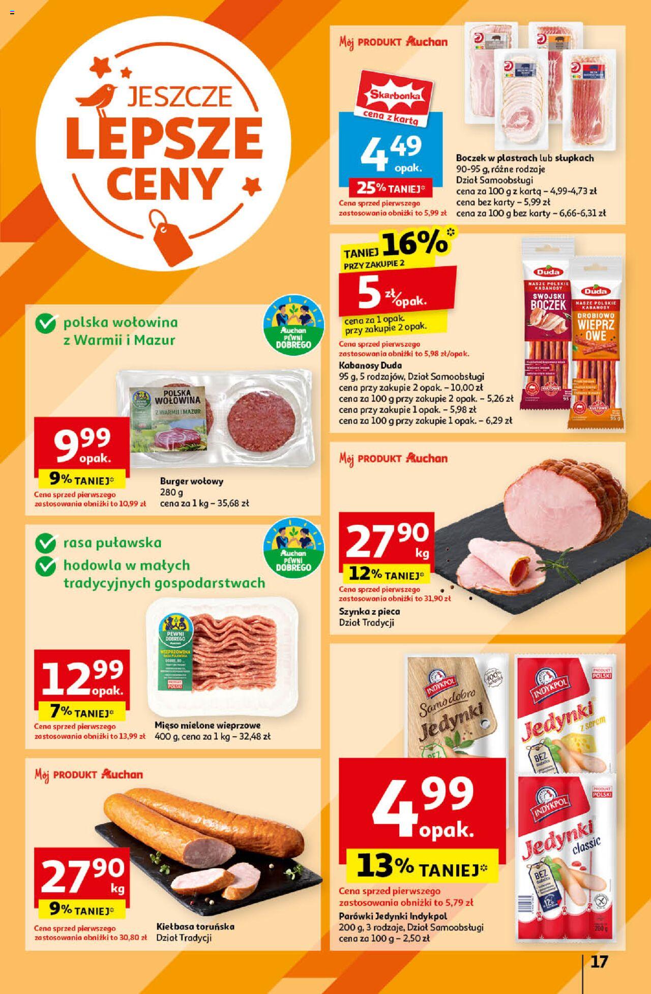 Auchan Jeszcze Lepsze Ceny Hipermarket Gazetka ważna  od 16.08.2024 do 21.08.2024 strona 19