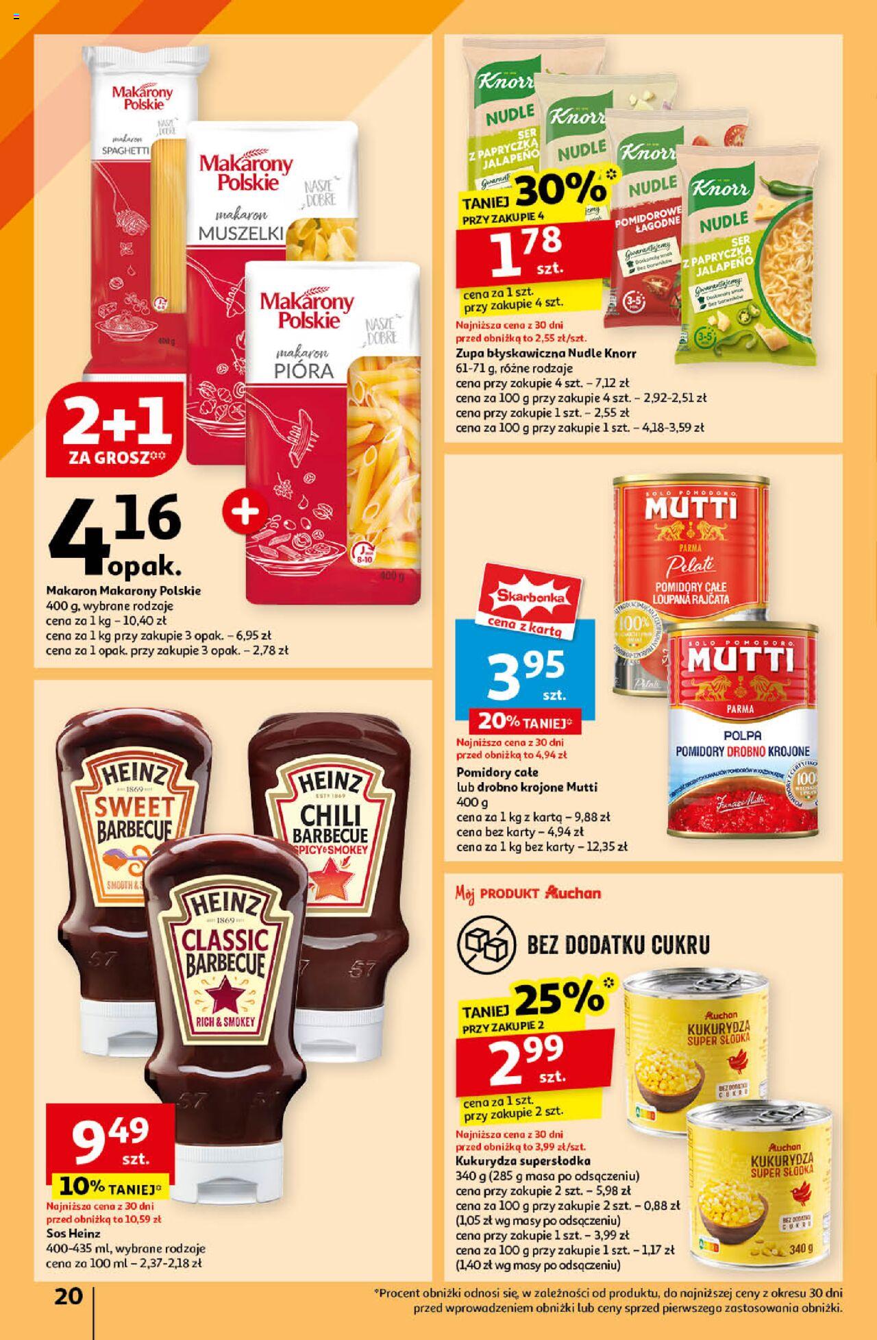 Auchan Jeszcze Lepsze Ceny Hipermarket Gazetka ważna  od 16.08.2024 do 21.08.2024 strona 22