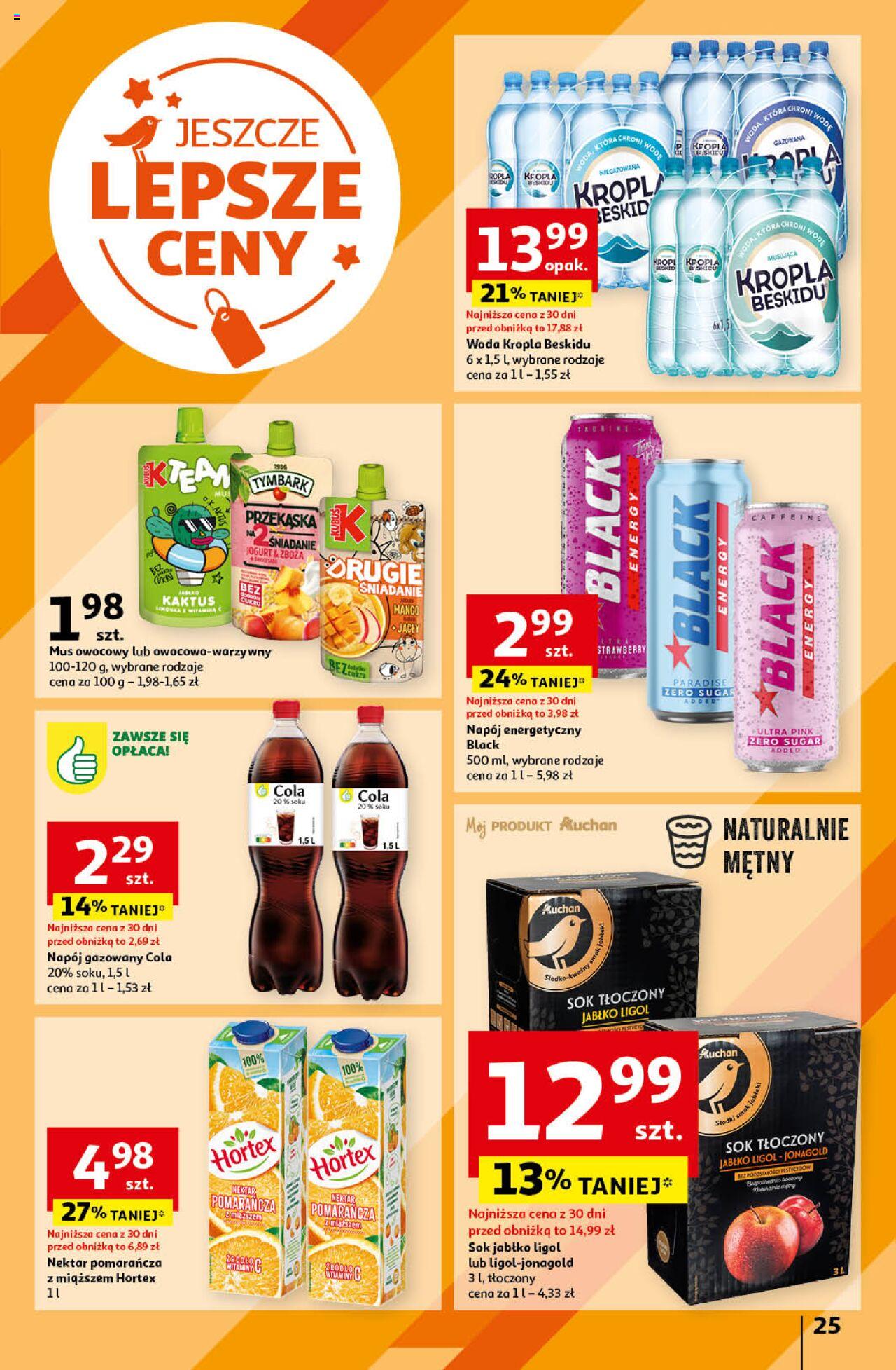 Auchan Jeszcze Lepsze Ceny Hipermarket Gazetka ważna  od 16.08.2024 do 21.08.2024 strona 27