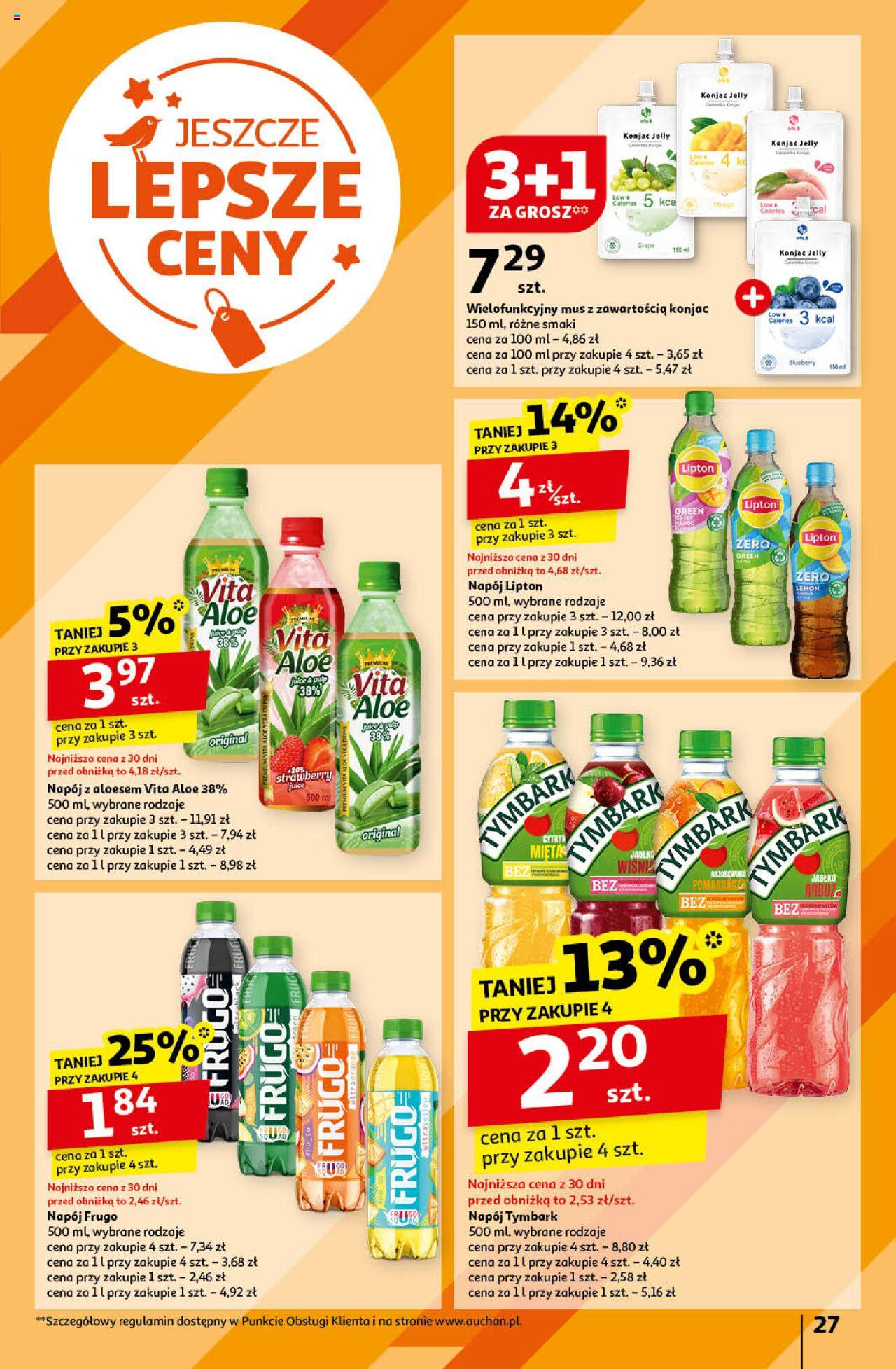 Auchan Jeszcze Lepsze Ceny Hipermarket Gazetka ważna  od 16.08.2024 do 21.08.2024 strona 29