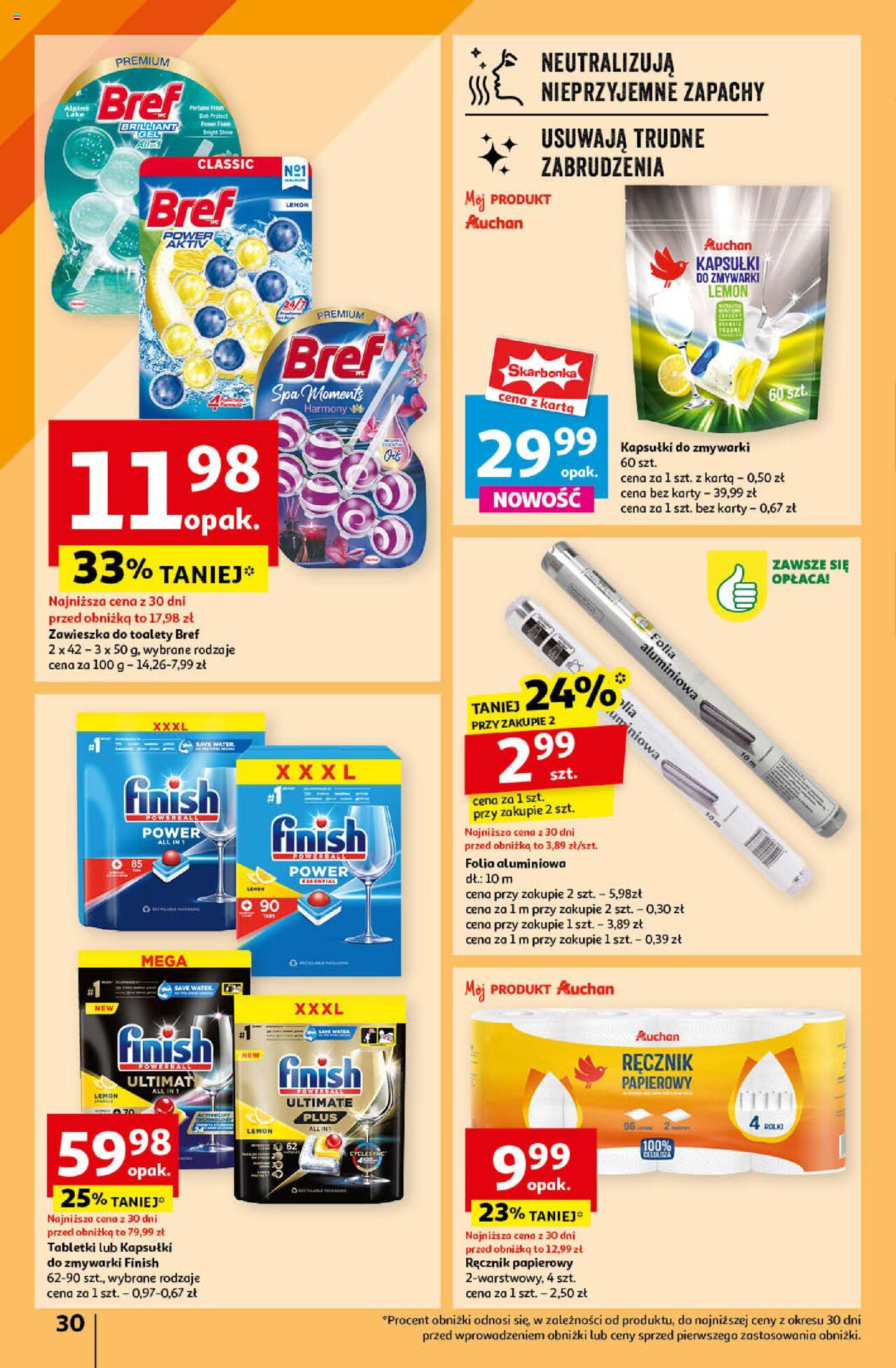 Auchan Jeszcze Lepsze Ceny Hipermarket Gazetka ważna  od 16.08.2024 do 21.08.2024 strona 32