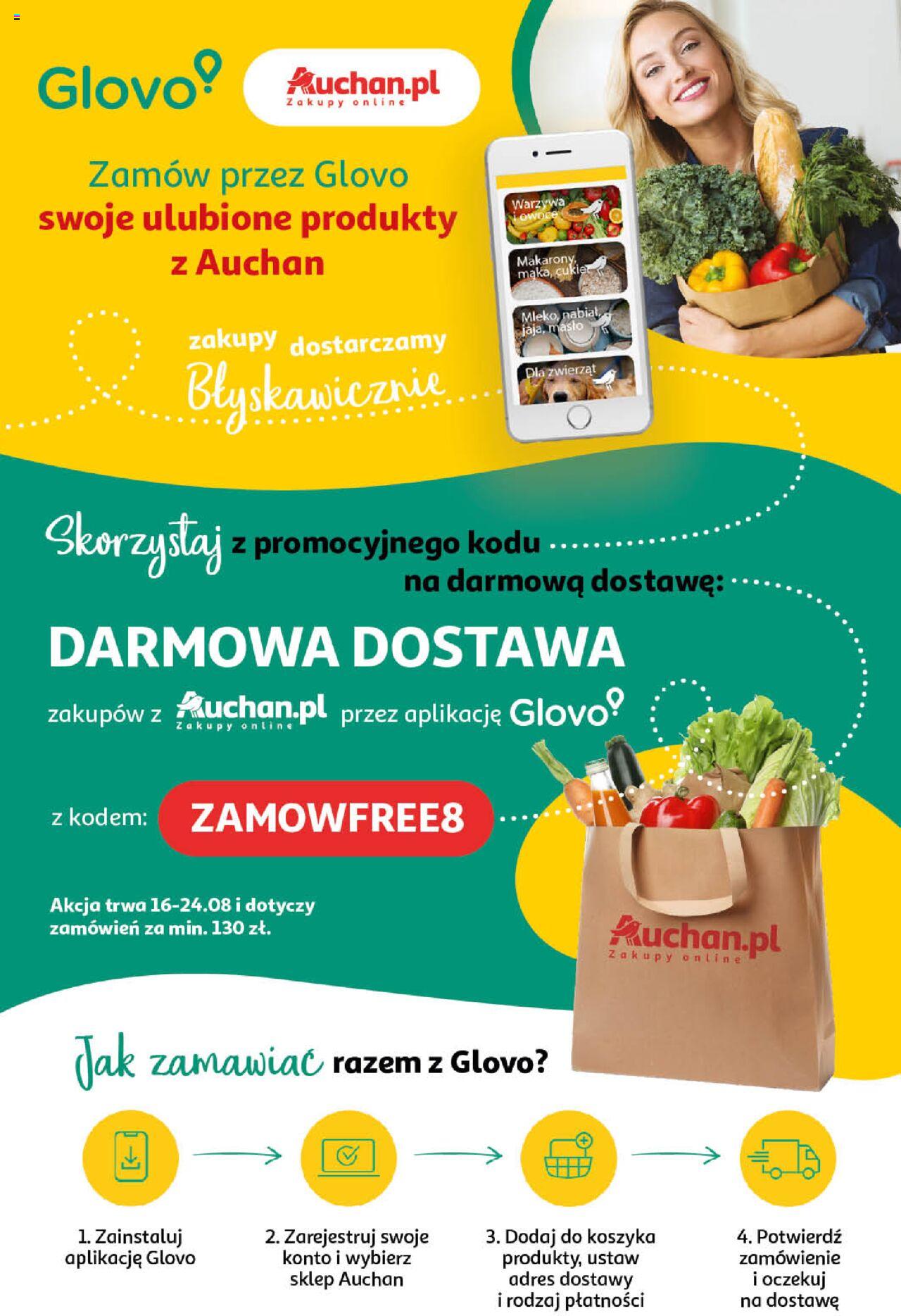Auchan Jeszcze Lepsze Ceny Hipermarket Gazetka ważna  od 16.08.2024 do 21.08.2024 strona 41