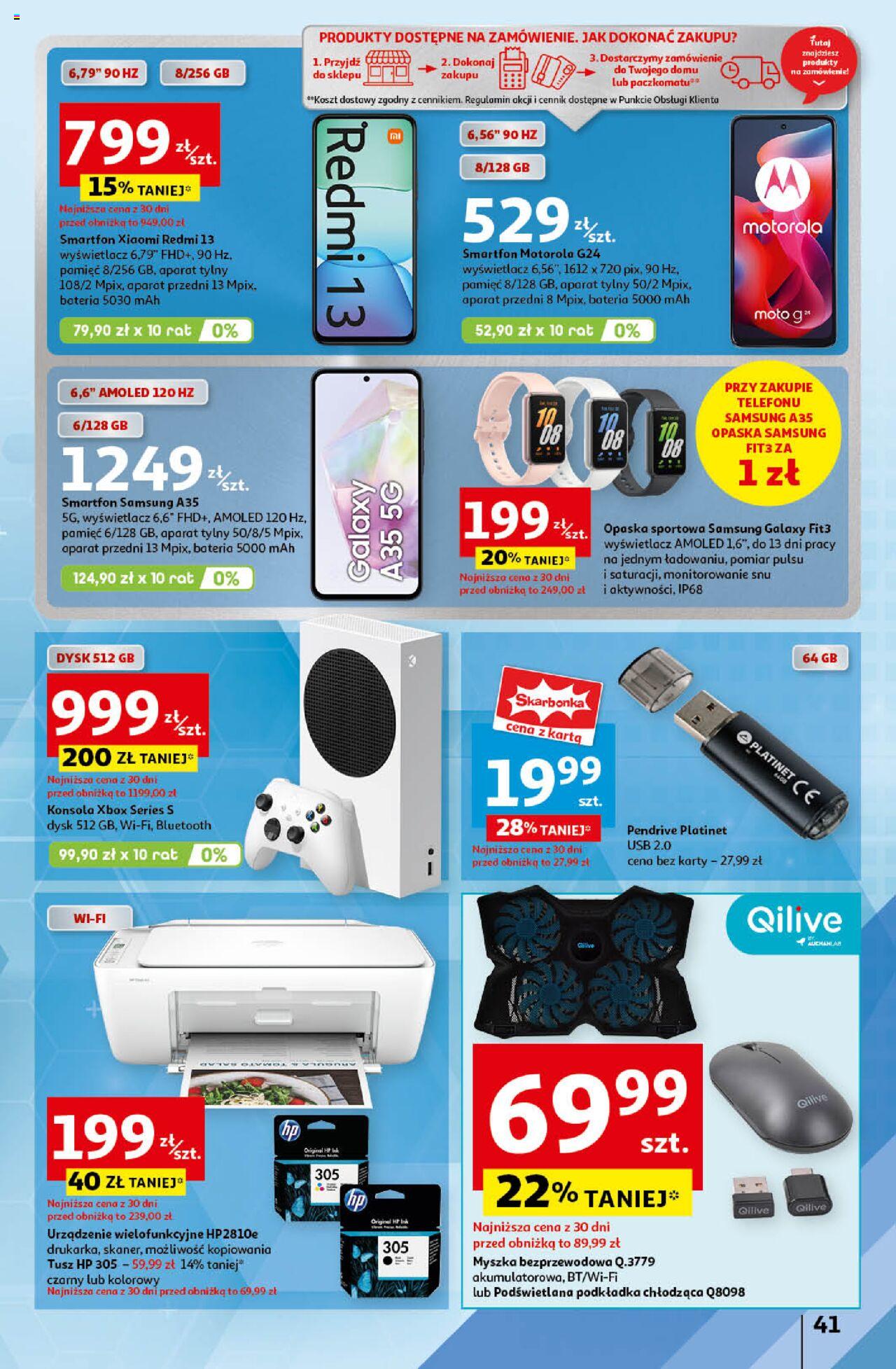 Auchan Jeszcze Lepsze Ceny Hipermarket Gazetka ważna  od 16.08.2024 do 21.08.2024 strona 49