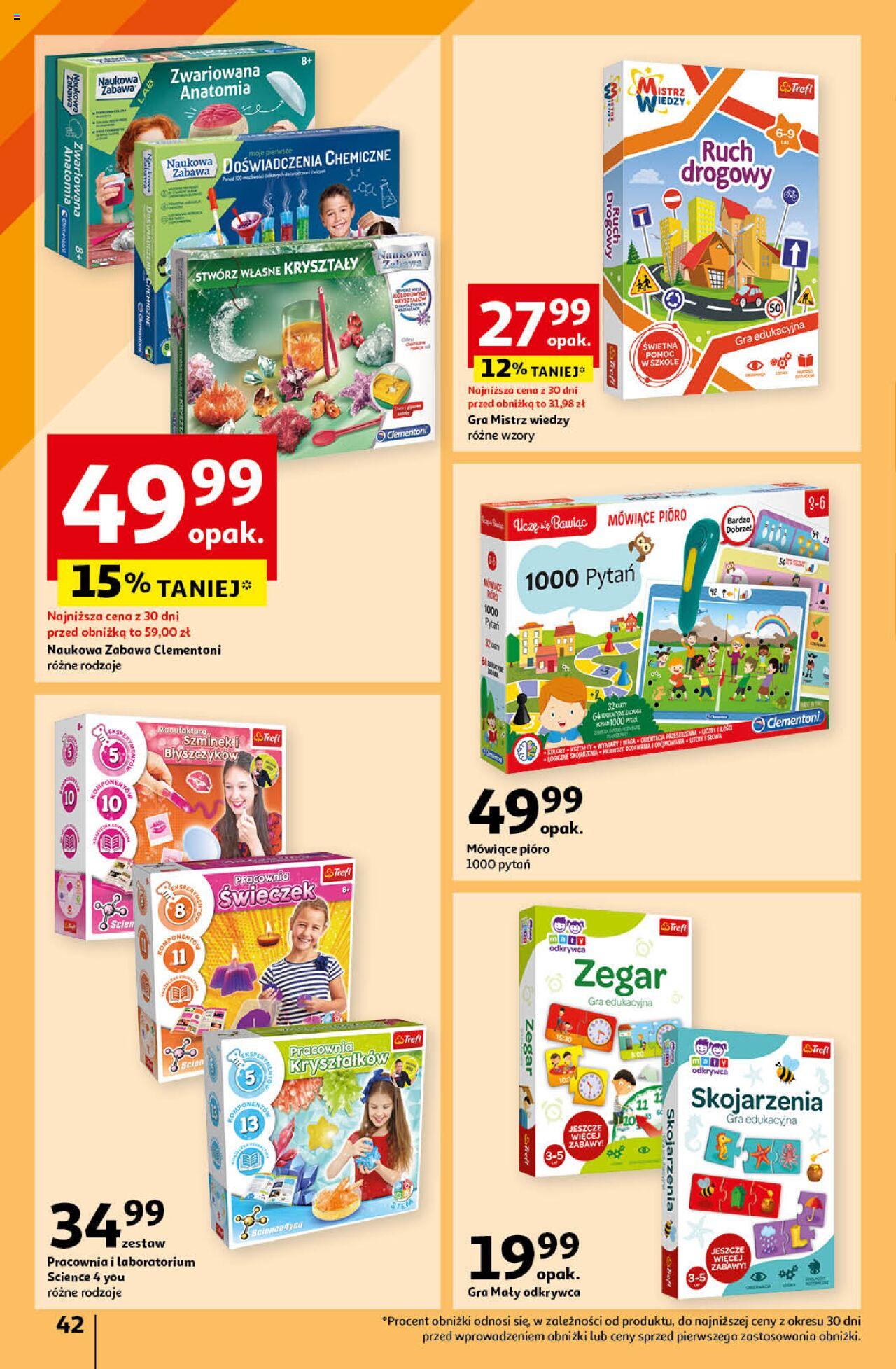 Auchan Jeszcze Lepsze Ceny Hipermarket Gazetka ważna  od 16.08.2024 do 21.08.2024 strona 50
