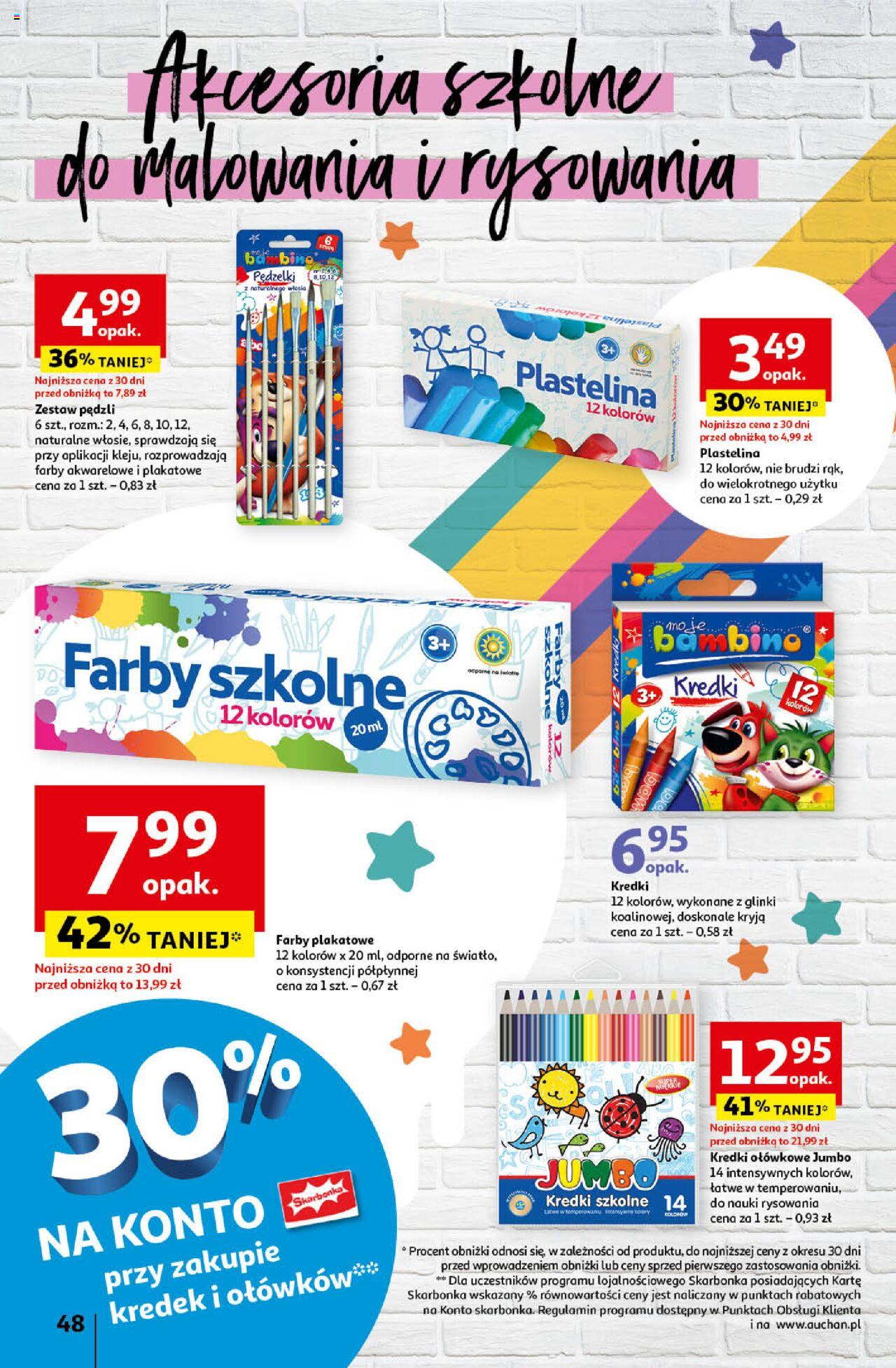 Auchan Jeszcze Lepsze Ceny Hipermarket Gazetka ważna  od 16.08.2024 do 21.08.2024 strona 55