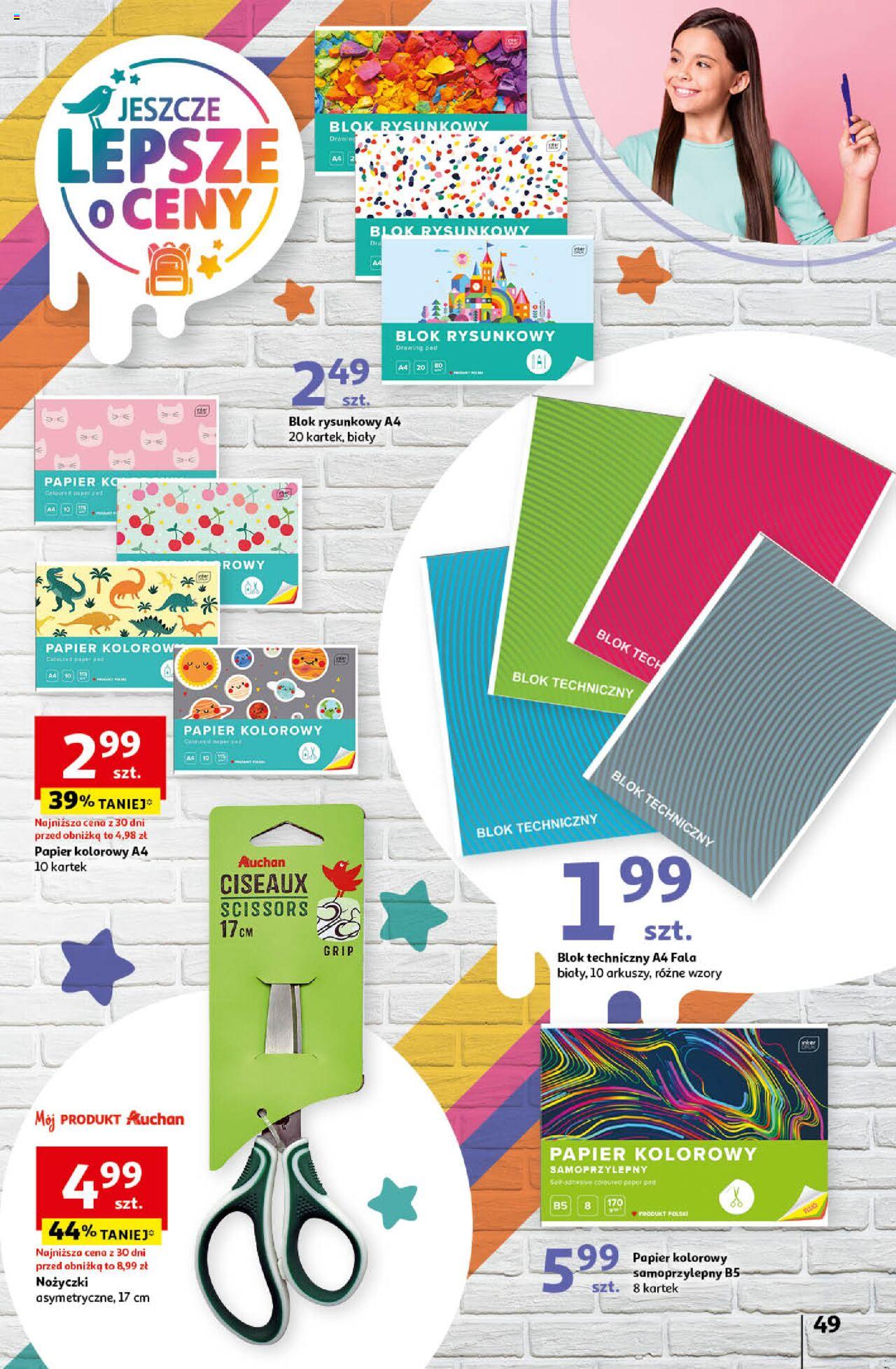 Auchan Jeszcze Lepsze Ceny Hipermarket Gazetka ważna  od 16.08.2024 do 21.08.2024 strona 56