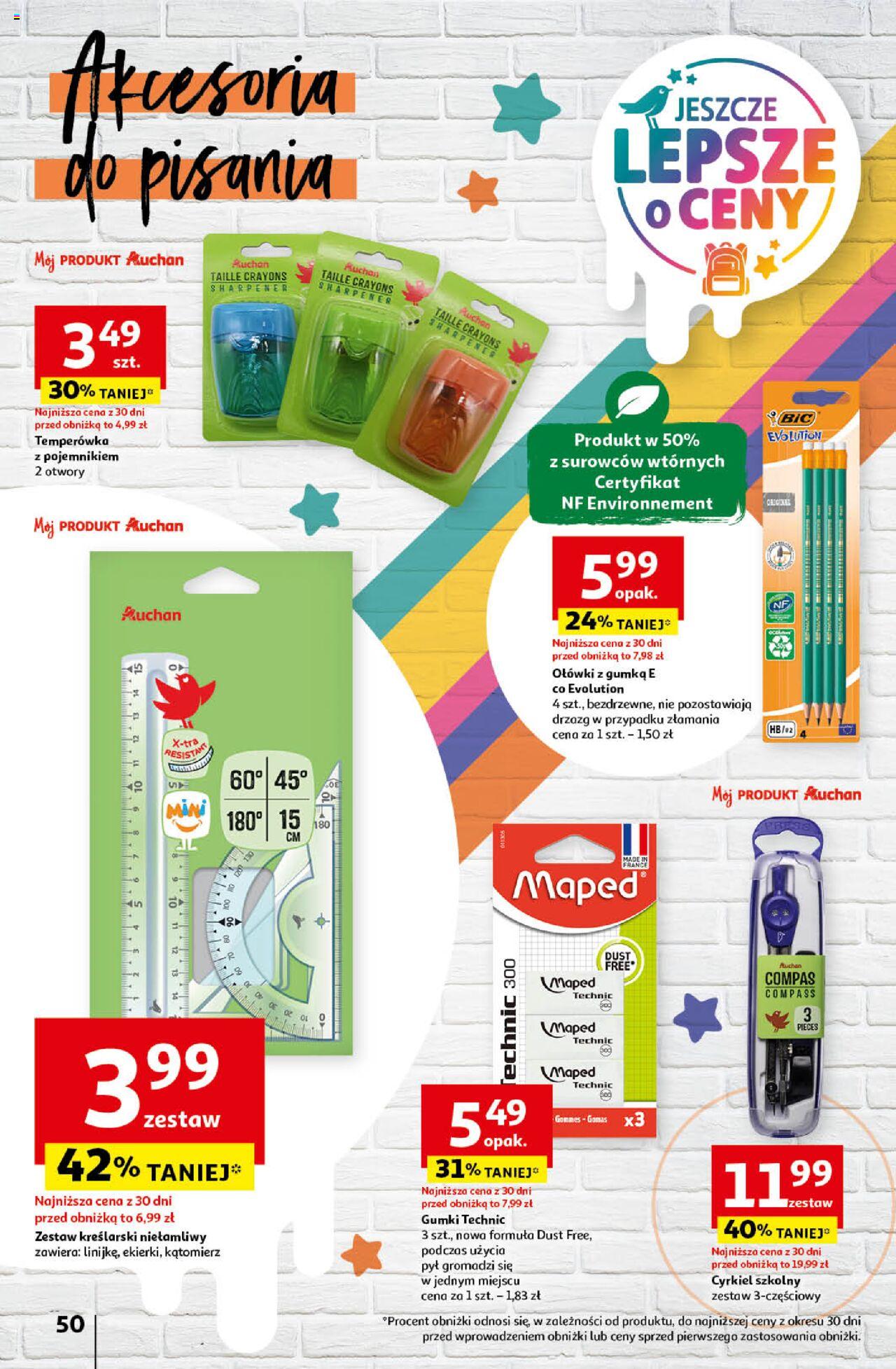 Auchan Jeszcze Lepsze Ceny Hipermarket Gazetka ważna  od 16.08.2024 do 21.08.2024 strona 57