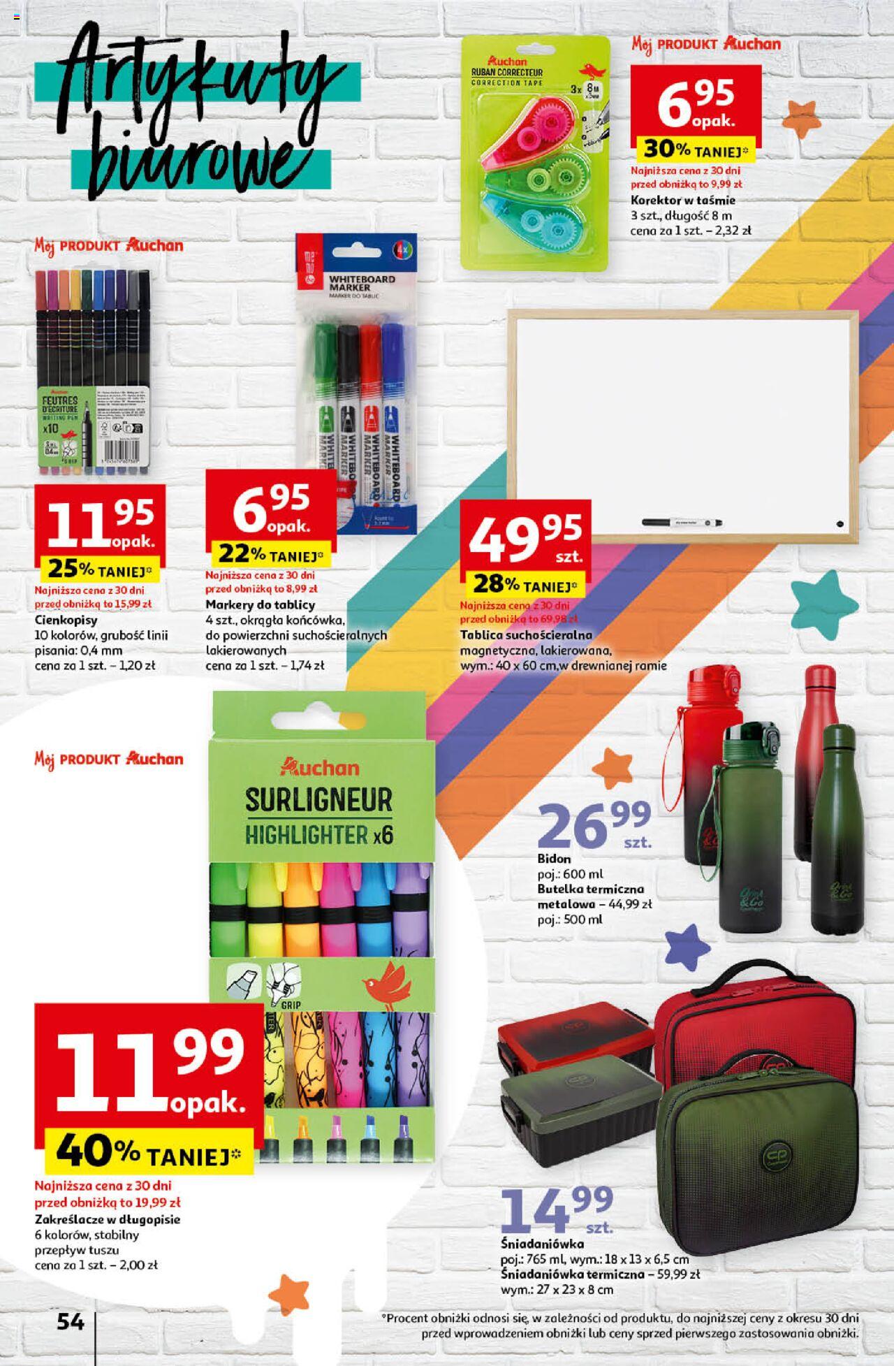 Auchan Jeszcze Lepsze Ceny Hipermarket Gazetka ważna  od 16.08.2024 do 21.08.2024 strona 60