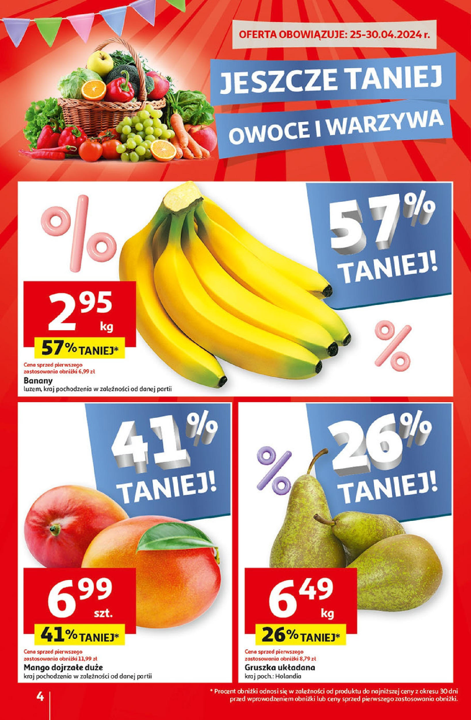 Auchan Jeszcze taniej na urodziny Gazetka ważna od 25.04.2024 do 30.04.2024 strona 2