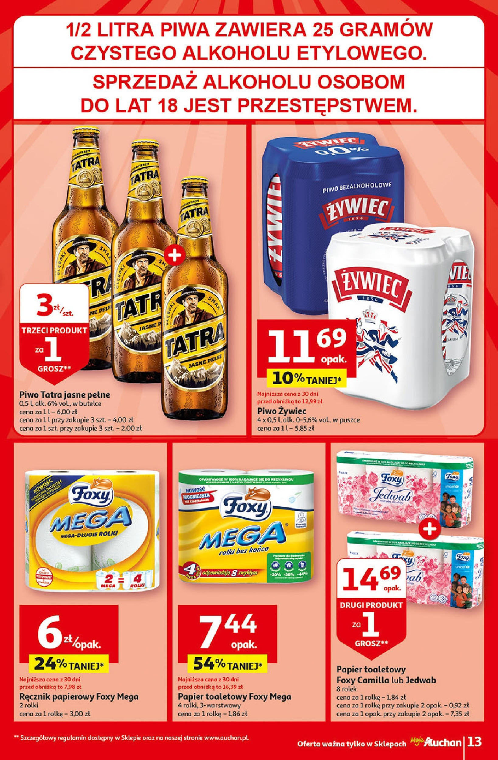 Auchan Jeszcze taniej na urodziny Gazetka ważna od 25.04.2024 do 30.04.2024 strona 11