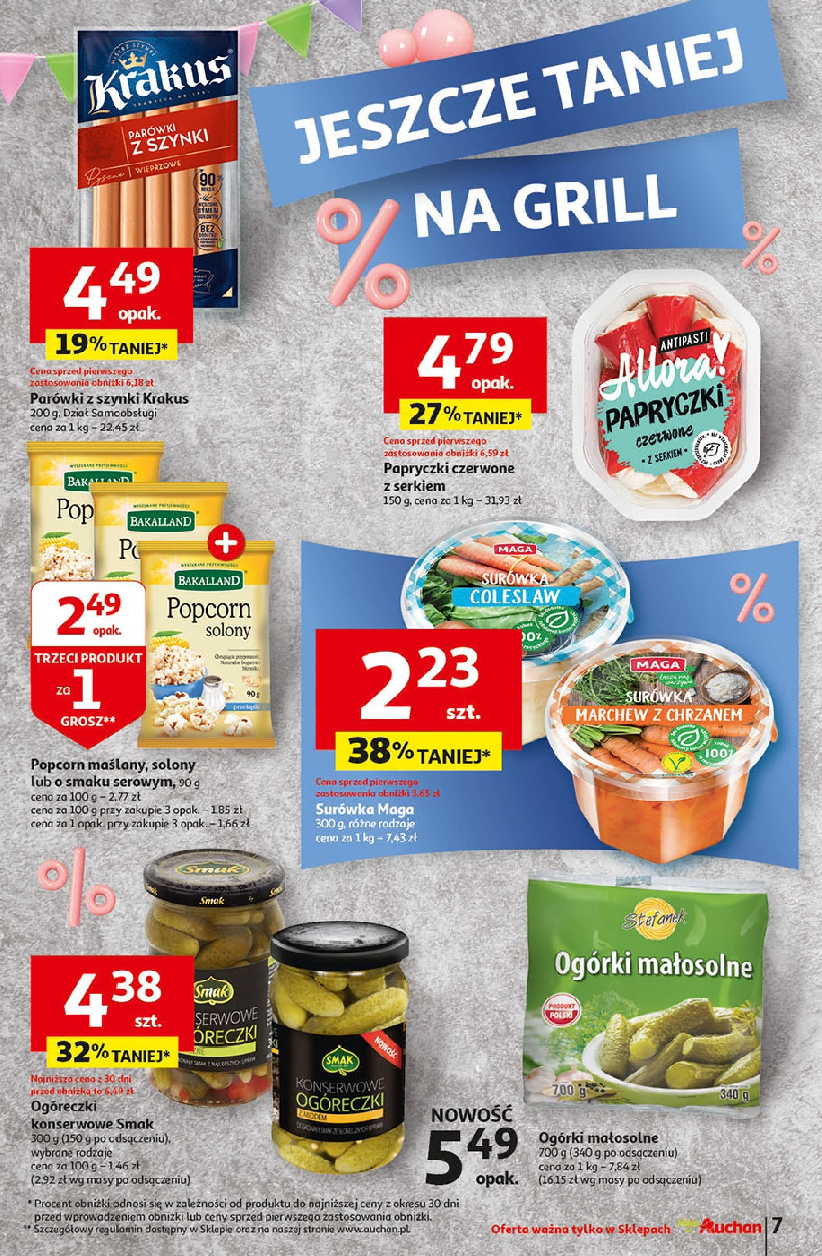 Auchan Jeszcze taniej na urodziny Gazetka ważna od 25.04.2024 do 30.04.2024 strona 5