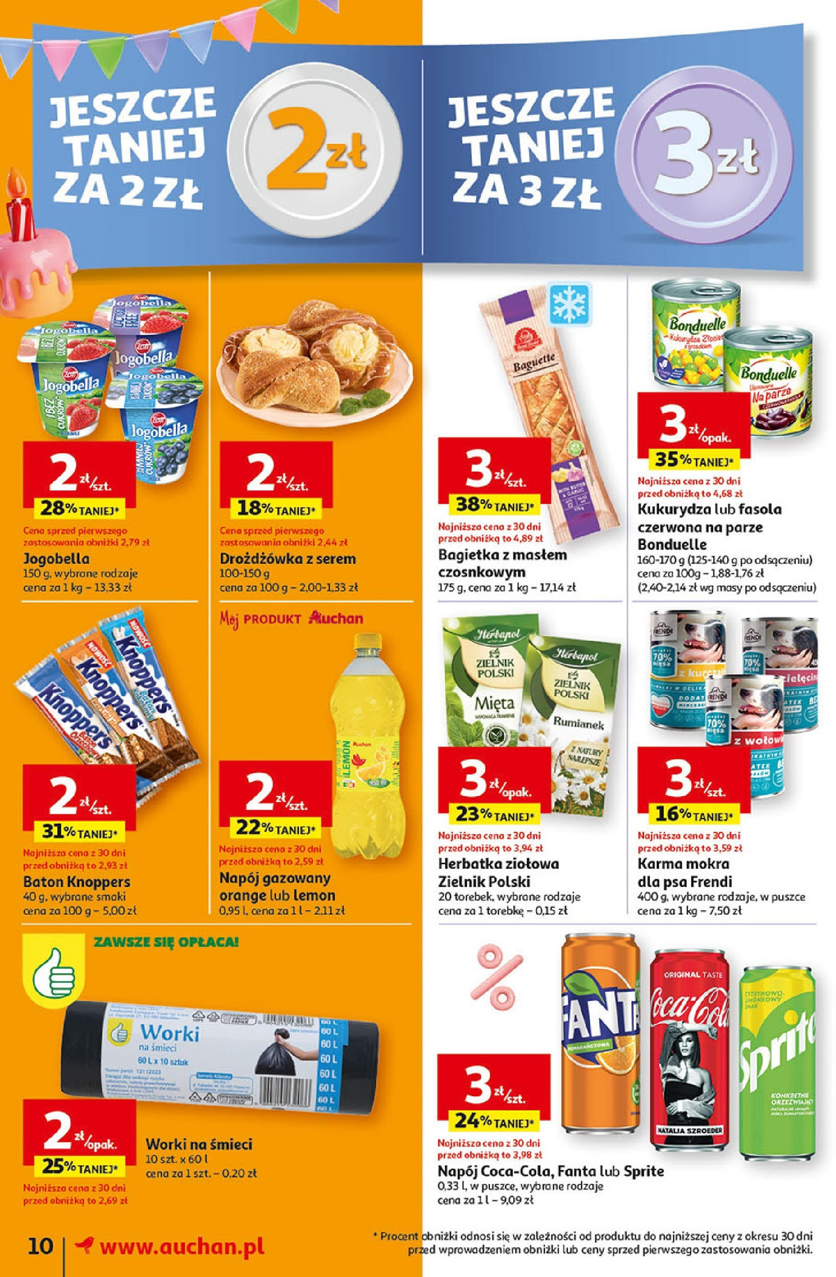 Auchan Jeszcze taniej na urodziny Gazetka ważna od 25.04.2024 do 30.04.2024 strona 8