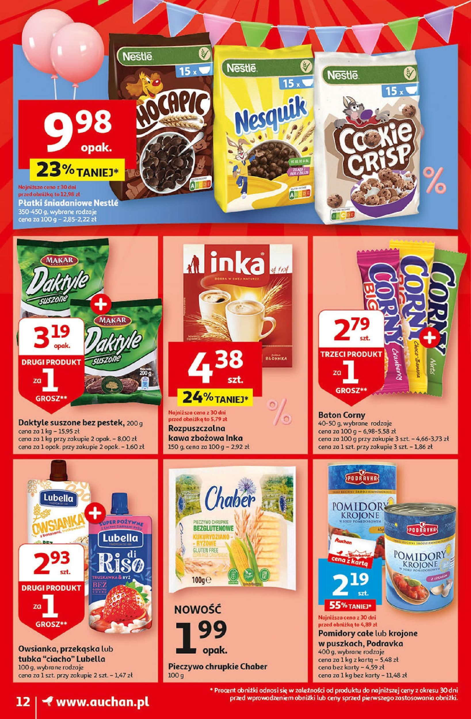Auchan Jeszcze taniej na urodziny Gazetka ważna od 25.04.2024 do 30.04.2024 strona 10