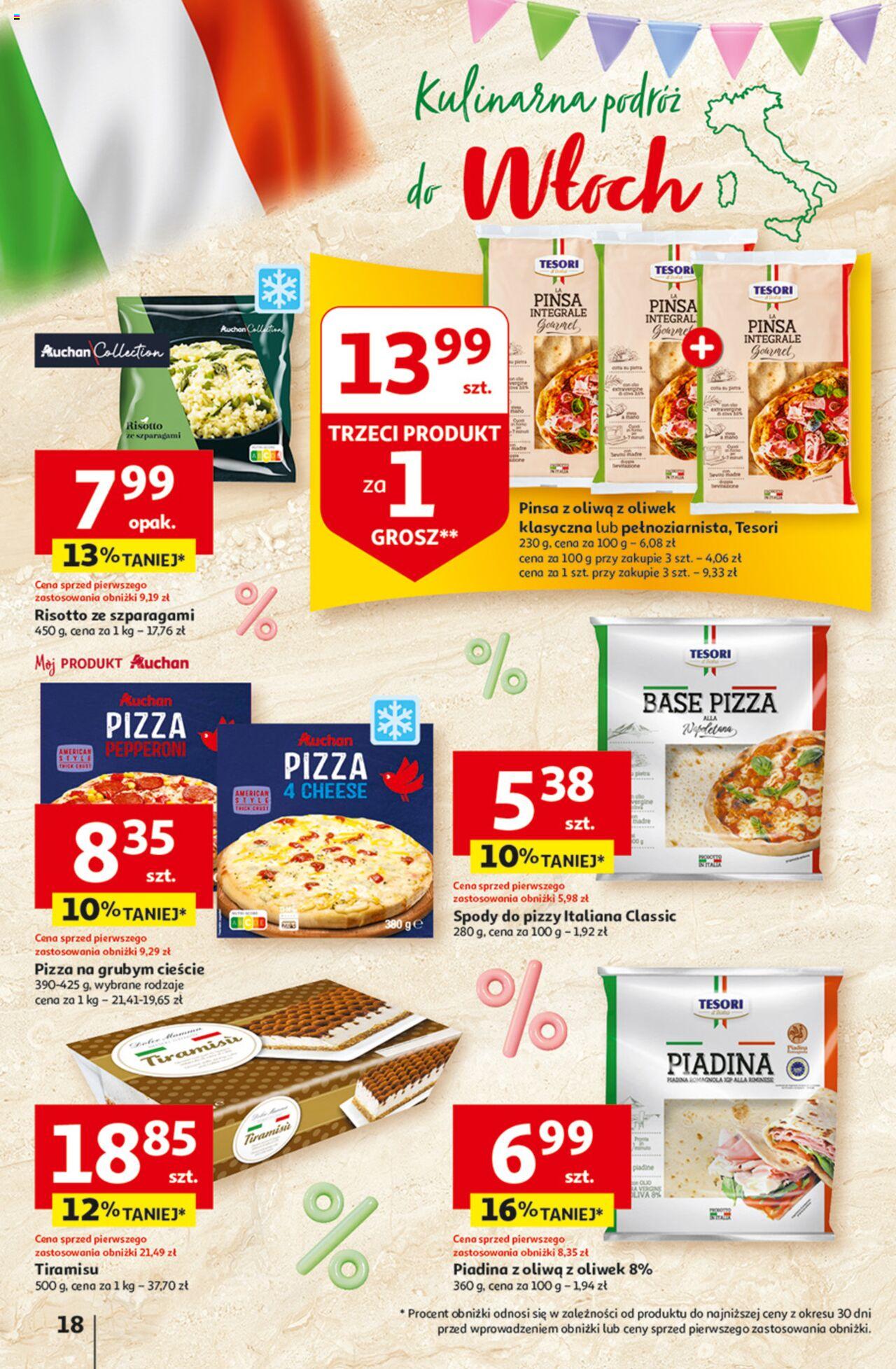 Auchan Jeszcze taniej na urodziny Hipermarket Gazetka ważna od 09.05.2024 do 15.05.2024 strona 18