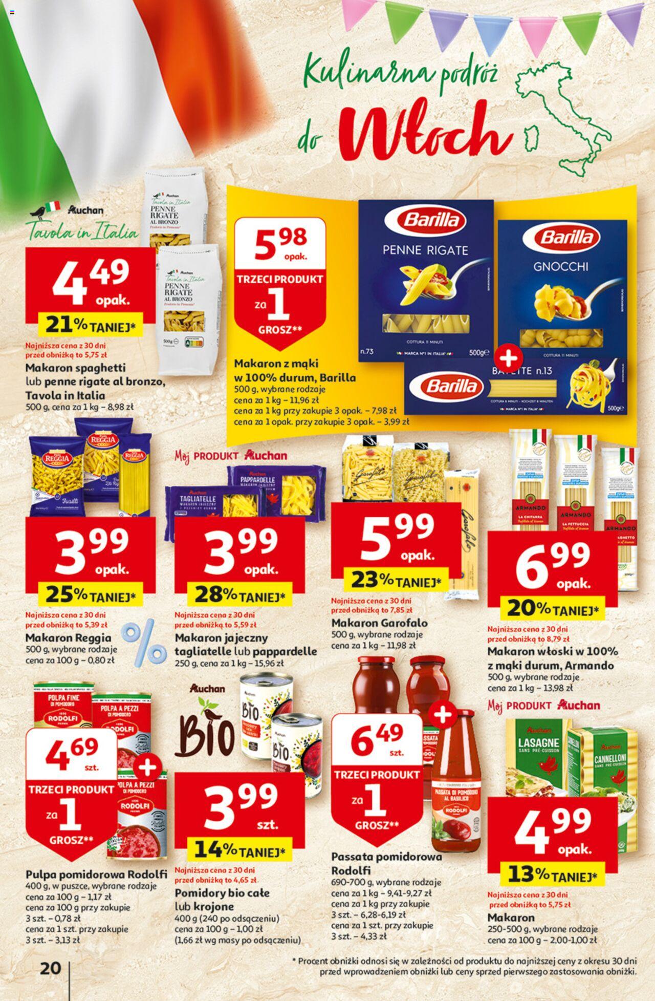 Auchan Jeszcze taniej na urodziny Hipermarket Gazetka ważna od 09.05.2024 do 15.05.2024 strona 20