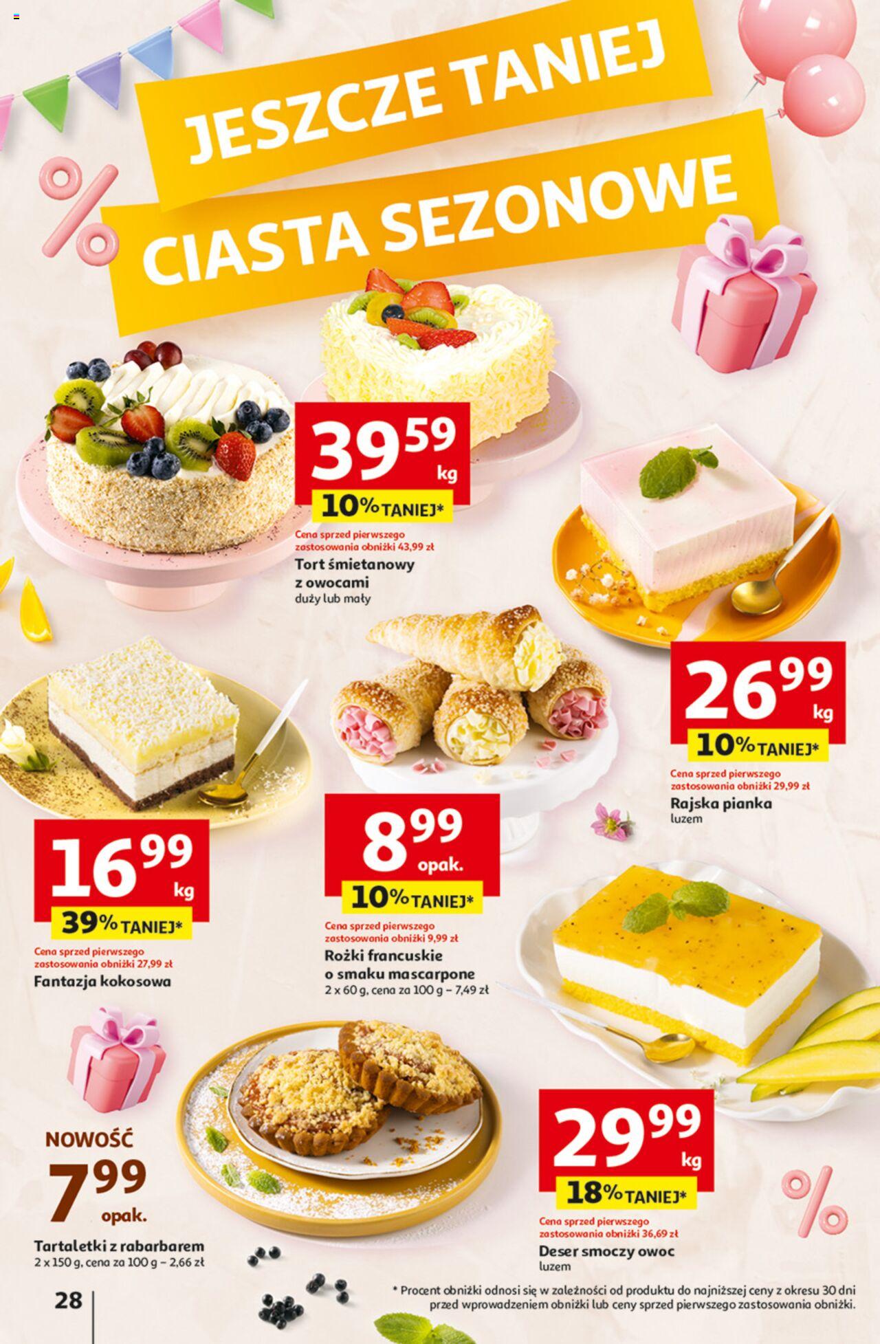 Auchan Jeszcze taniej na urodziny Hipermarket Gazetka ważna od 09.05.2024 do 15.05.2024 strona 28
