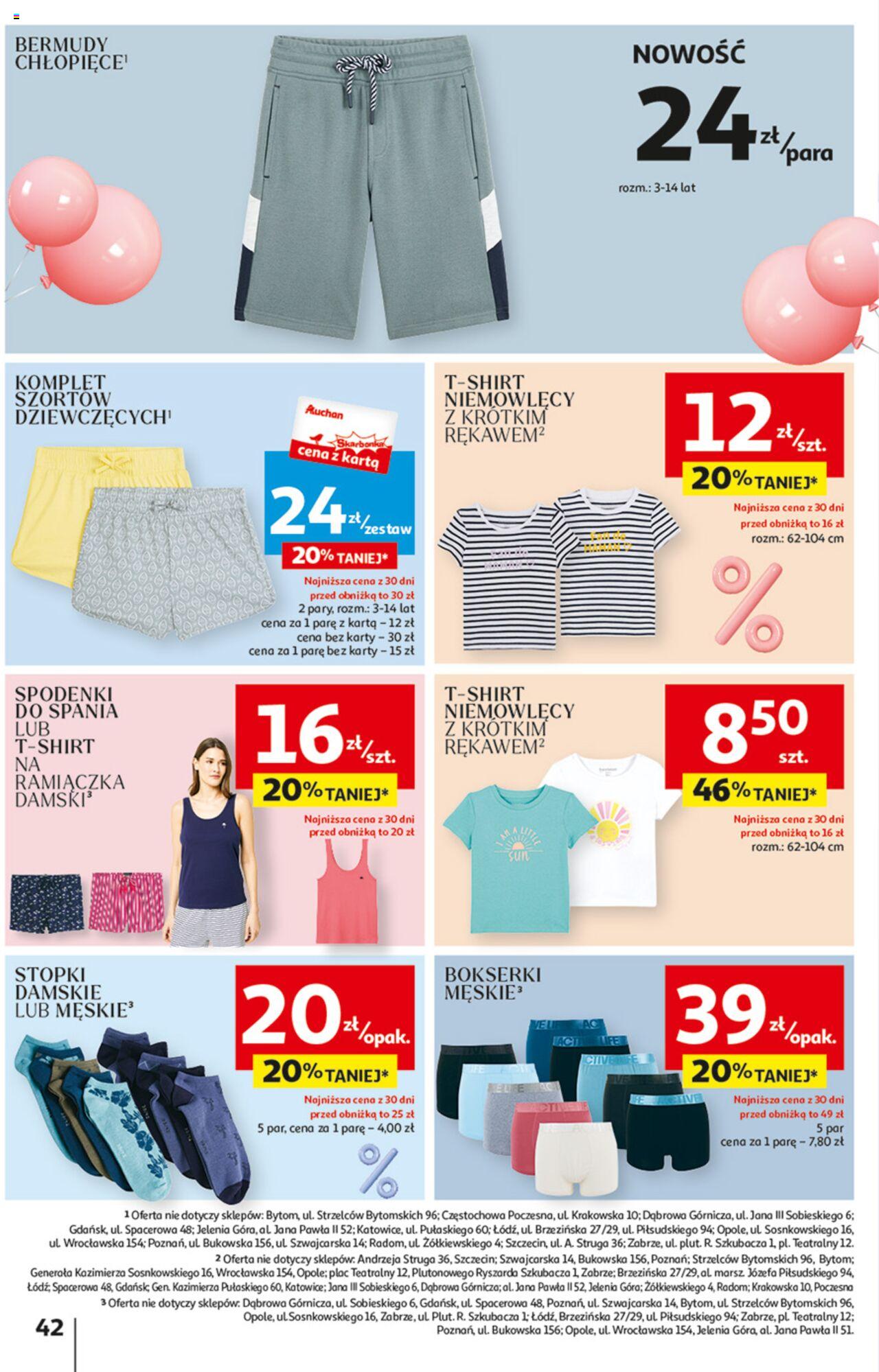 Auchan Jeszcze taniej na urodziny Hipermarket Gazetka ważna od 09.05.2024 do 15.05.2024 strona 42