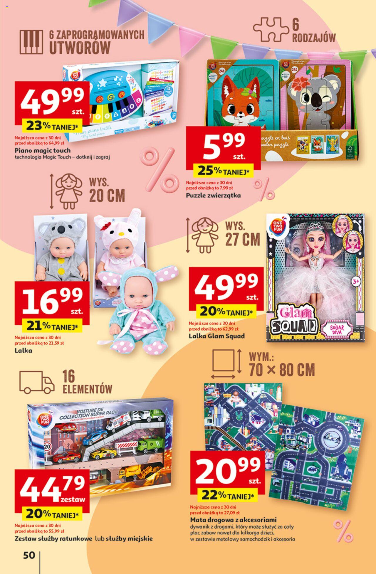 Auchan Jeszcze taniej na urodziny Hipermarket Gazetka ważna od 09.05.2024 do 15.05.2024 strona 50