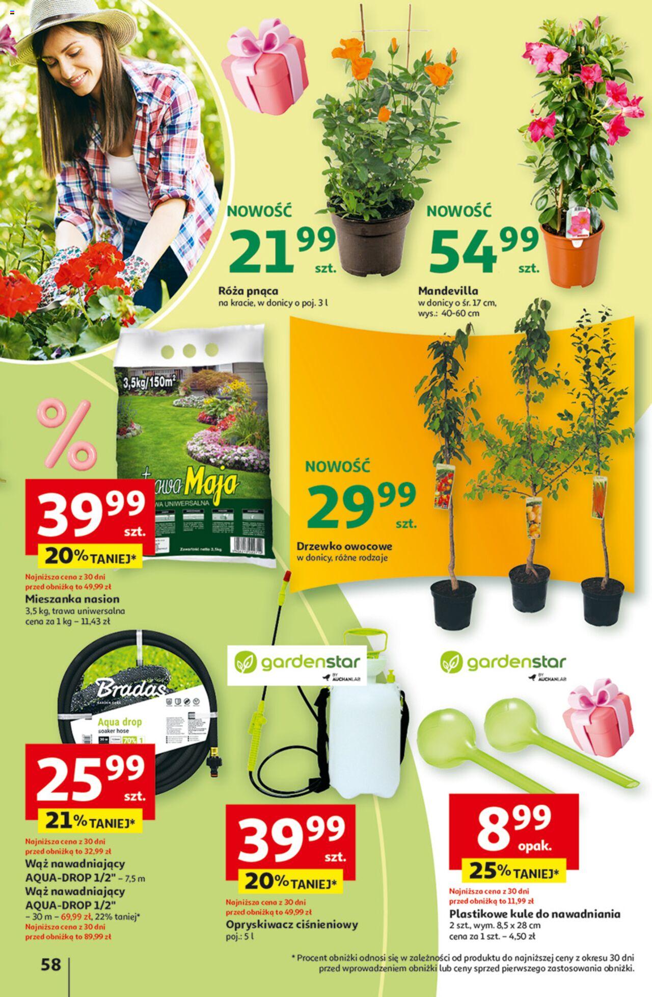 Auchan Jeszcze taniej na urodziny Hipermarket Gazetka ważna od 09.05.2024 do 15.05.2024 strona 58