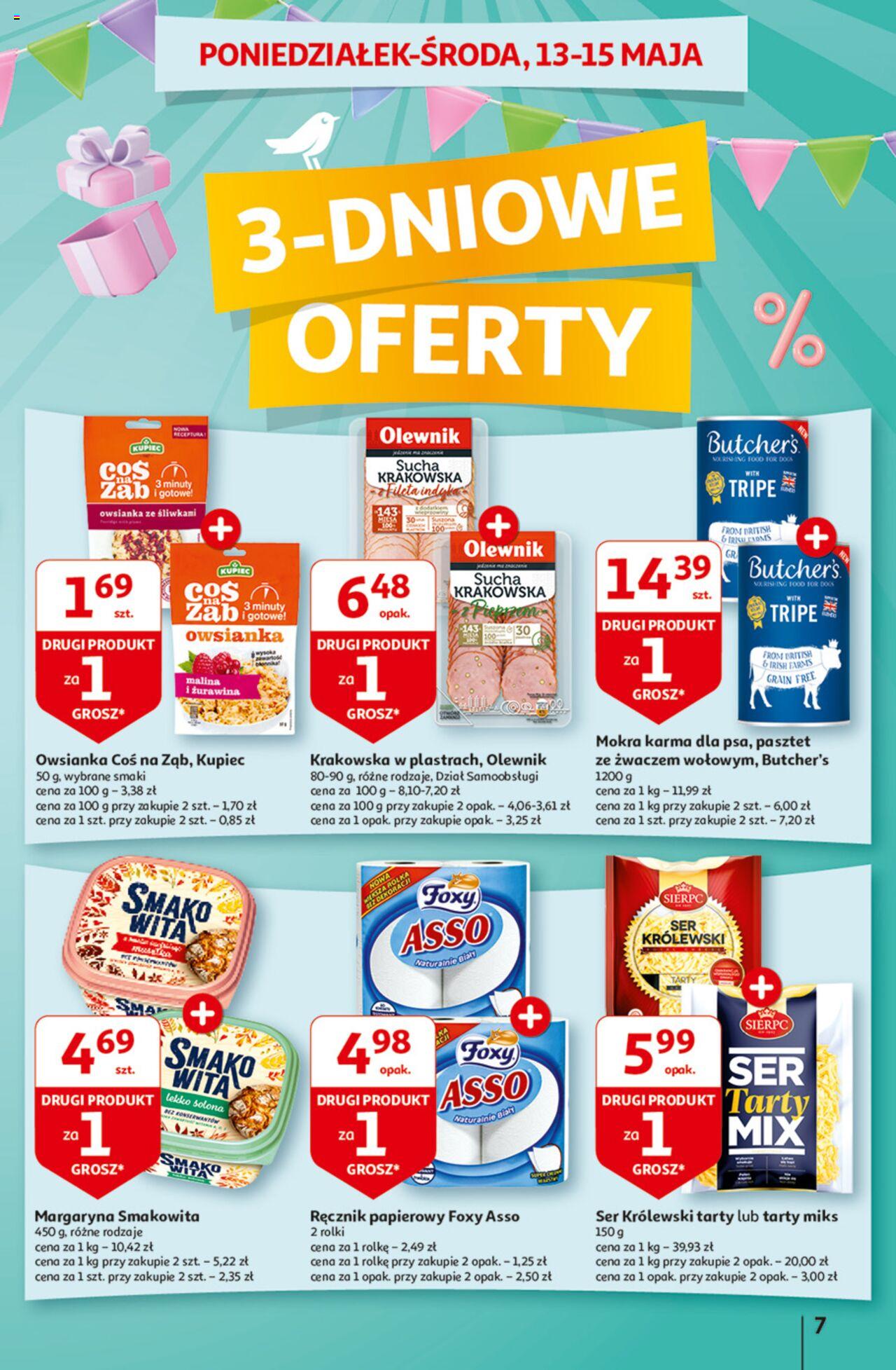 Auchan Jeszcze taniej na urodziny Hipermarket Gazetka ważna od 09.05.2024 do 15.05.2024 strona 7
