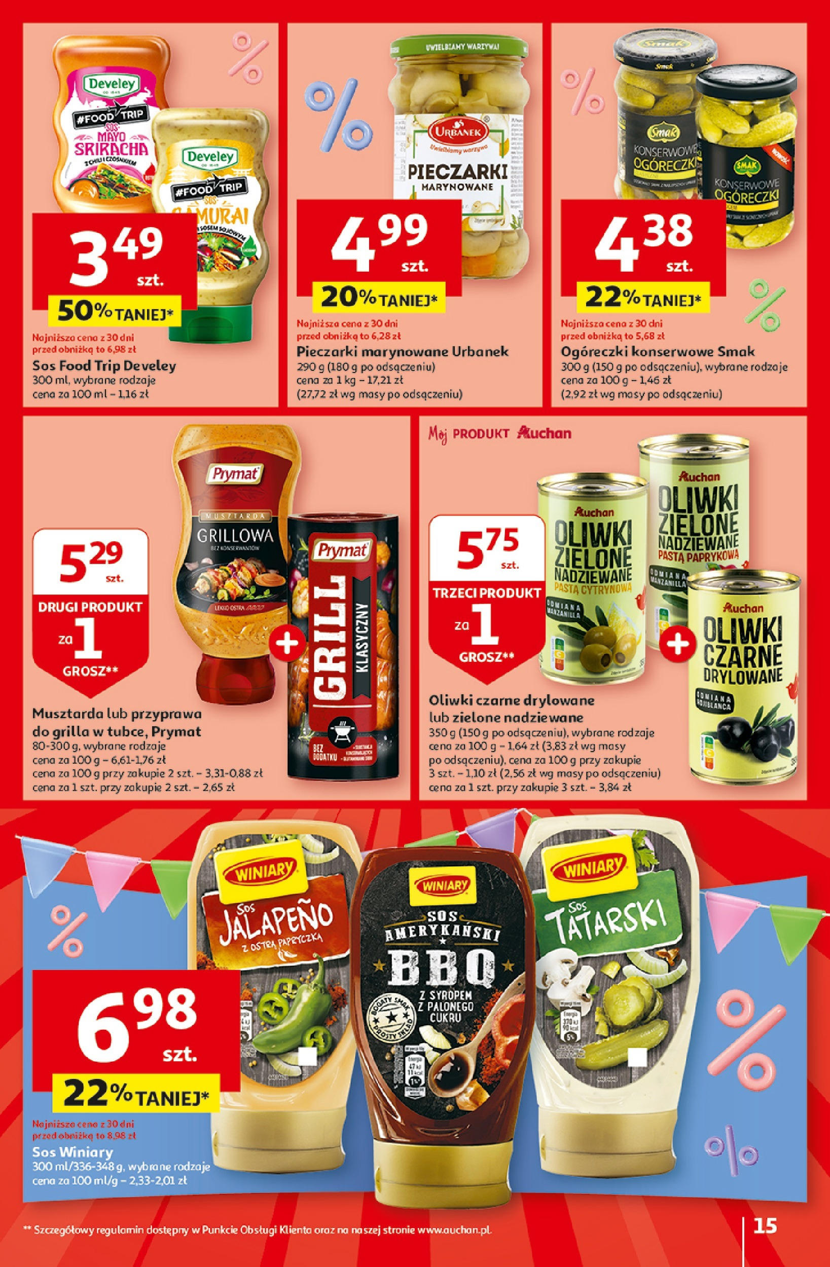 Auchan Jeszcze taniej na urodziny Hipermarket Gazetka  ważna od 25.04.2024 do 30.04.2024 strona 13