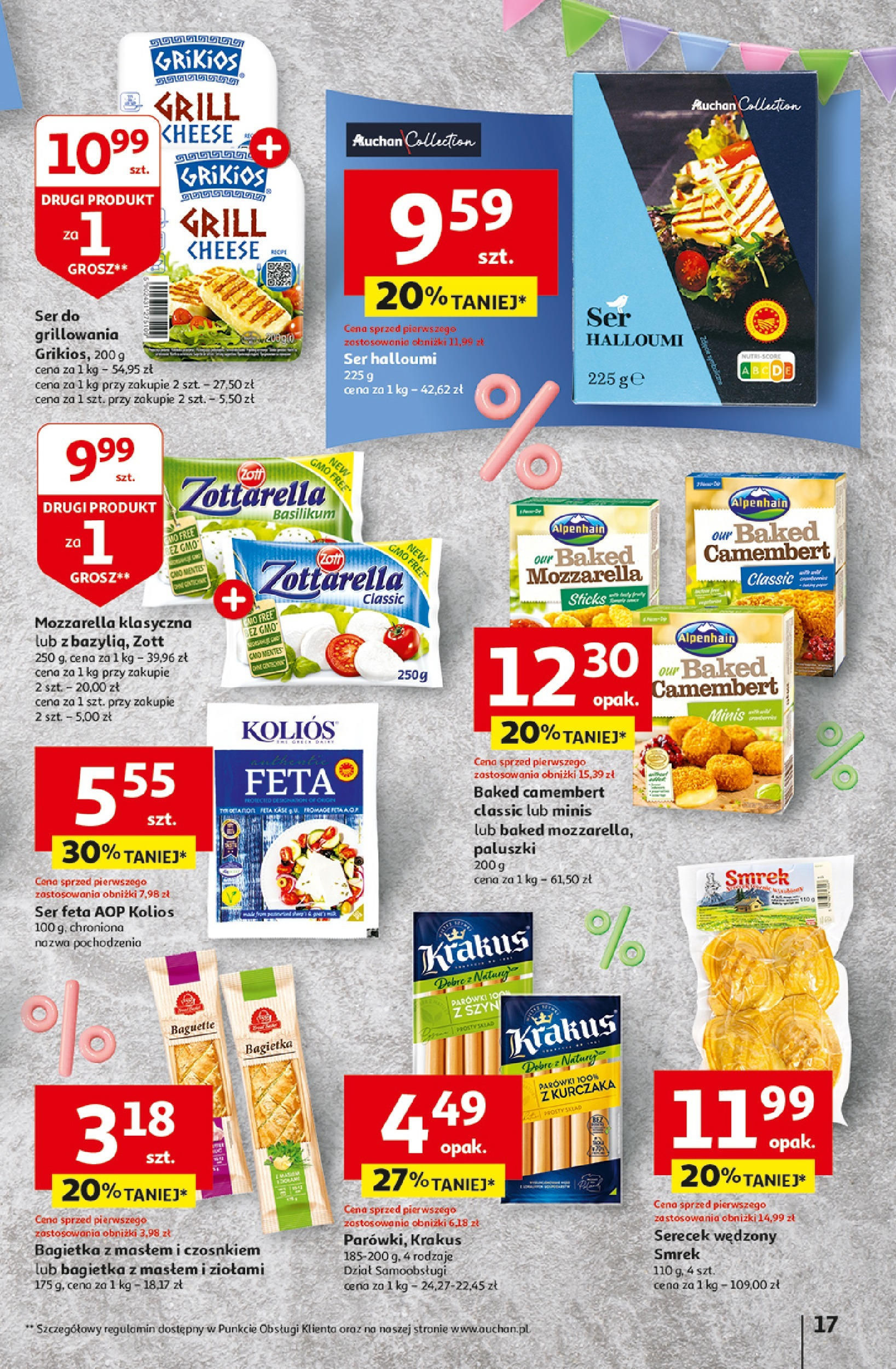 Auchan Jeszcze taniej na urodziny Hipermarket Gazetka  ważna od 25.04.2024 do 30.04.2024 strona 15