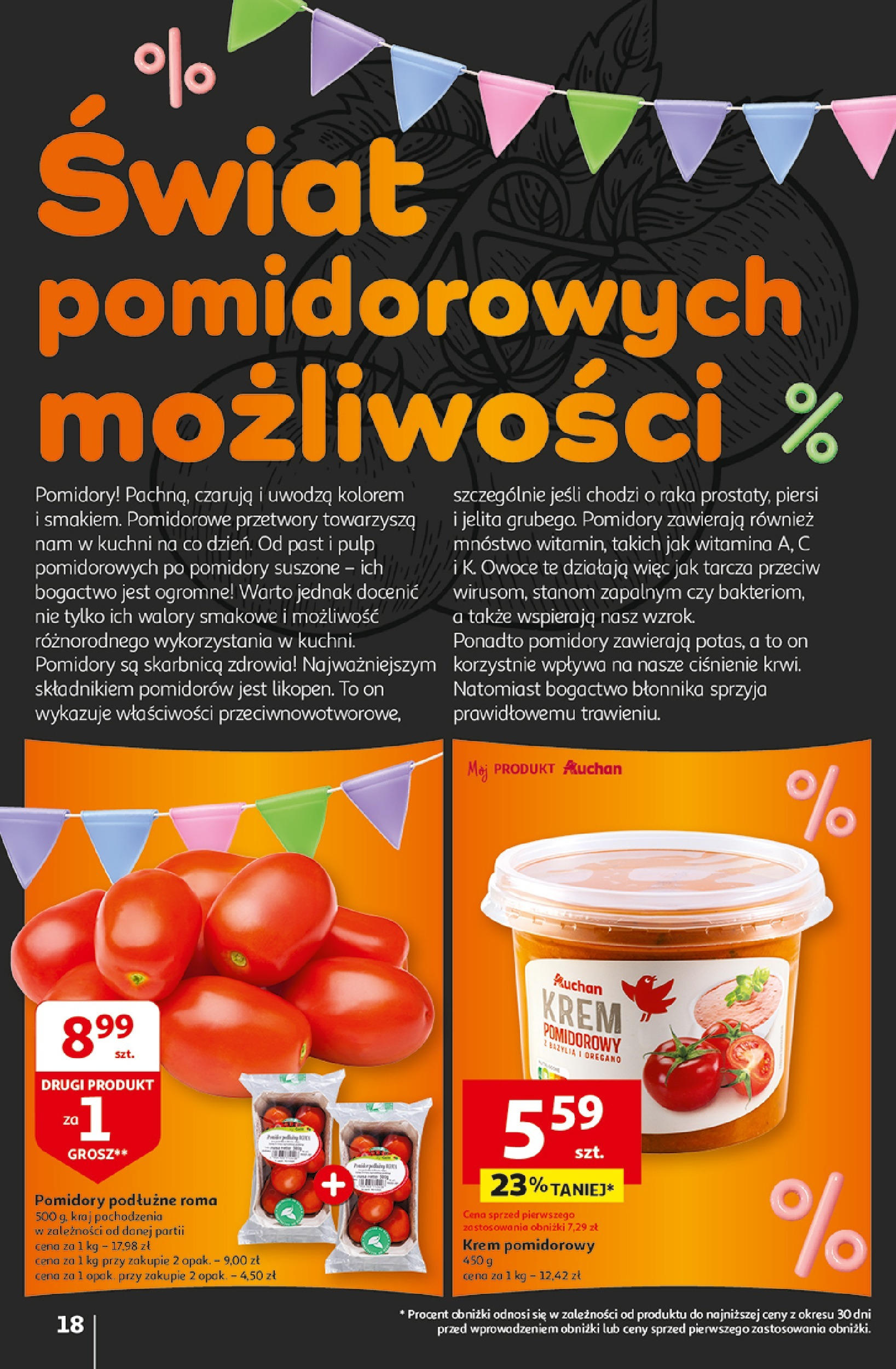 Auchan Jeszcze taniej na urodziny Hipermarket Gazetka  ważna od 25.04.2024 do 30.04.2024 strona 16