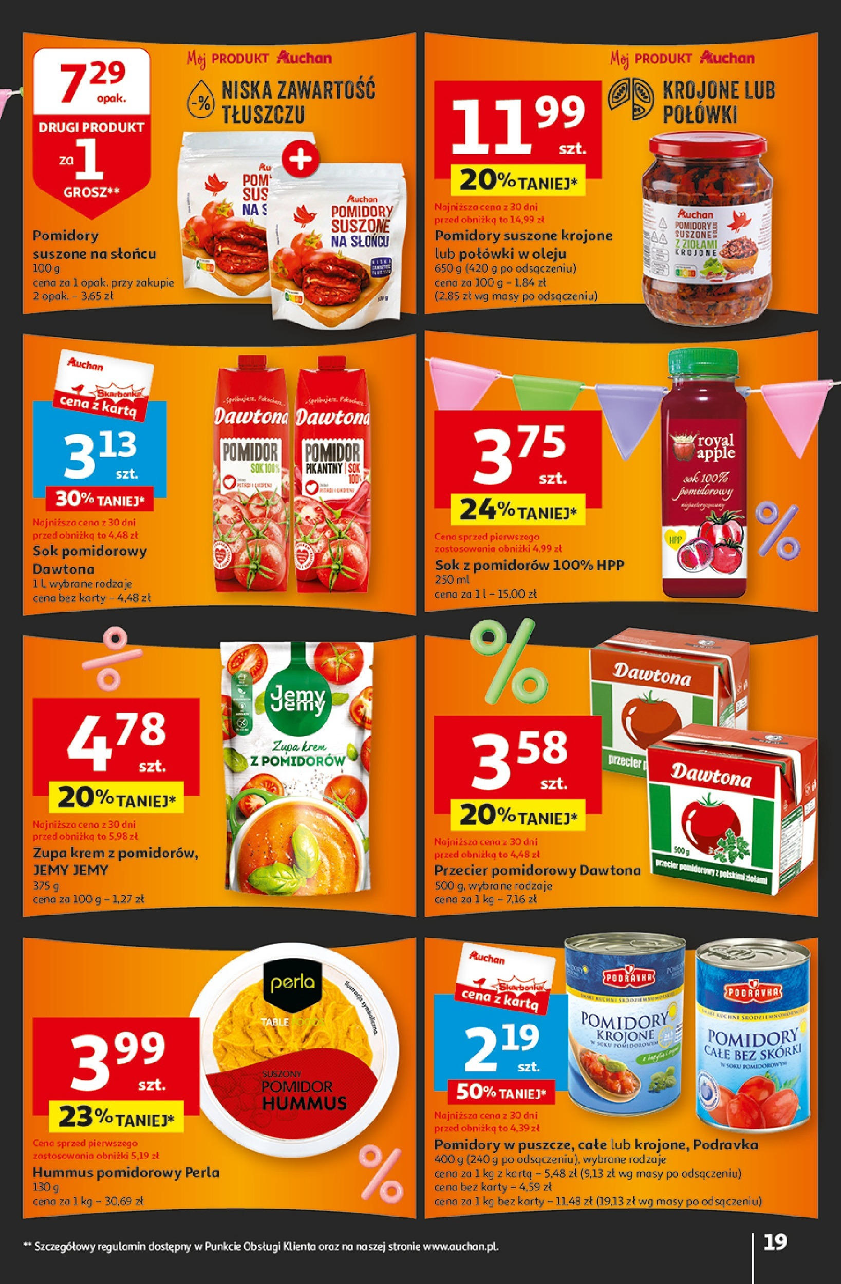Auchan Jeszcze taniej na urodziny Hipermarket Gazetka  ważna od 25.04.2024 do 30.04.2024 strona 17