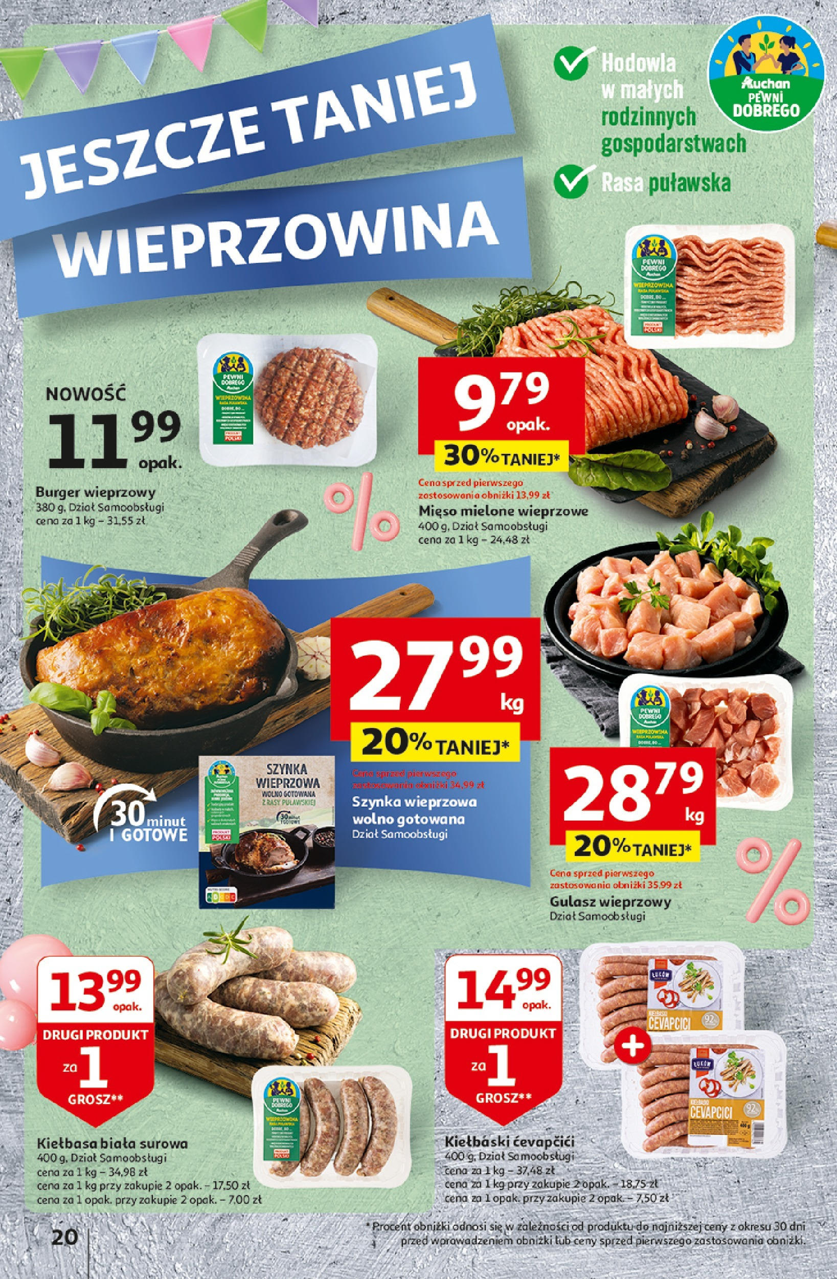 Auchan Jeszcze taniej na urodziny Hipermarket Gazetka  ważna od 25.04.2024 do 30.04.2024 strona 18