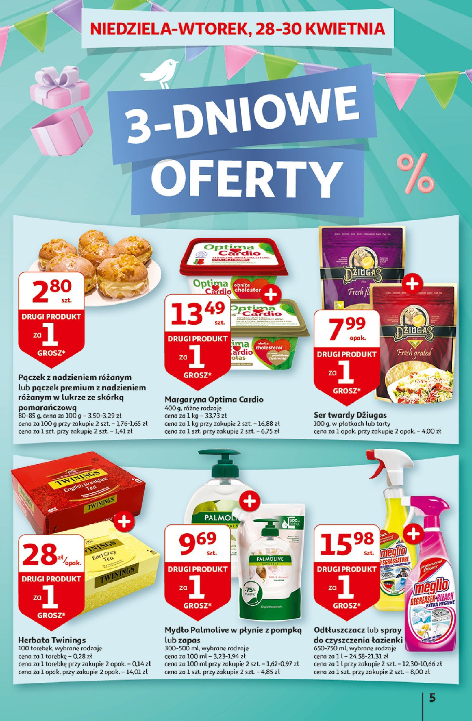 Auchan Jeszcze taniej na urodziny Hipermarket Gazetka  ważna od 25.04.2024 do 30.04.2024 strona 3