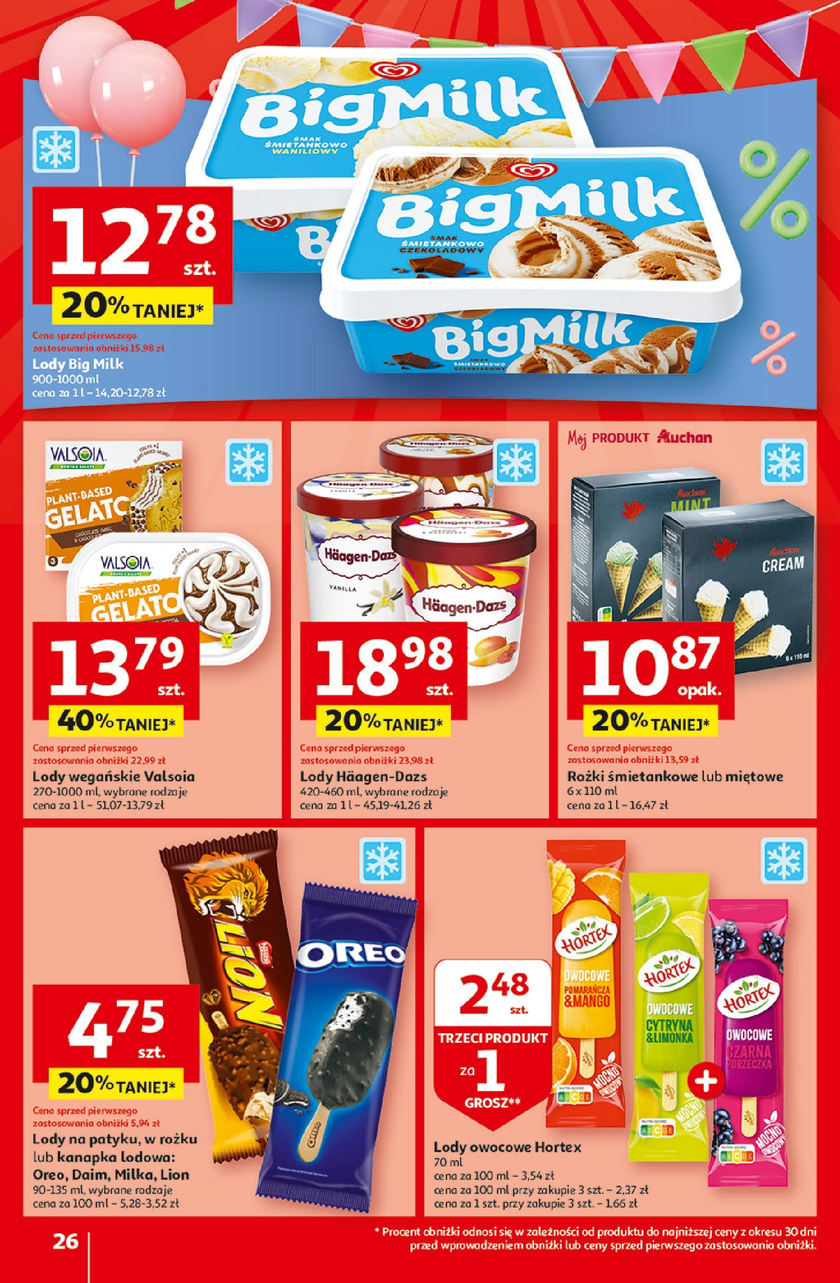 Auchan Jeszcze taniej na urodziny Hipermarket Gazetka  ważna od 25.04.2024 do 30.04.2024 strona 24