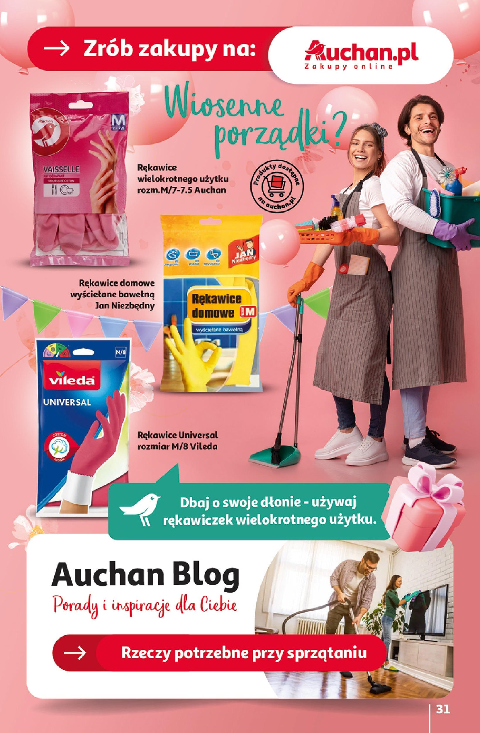 Auchan Jeszcze taniej na urodziny Hipermarket Gazetka  ważna od 25.04.2024 do 30.04.2024 strona 29