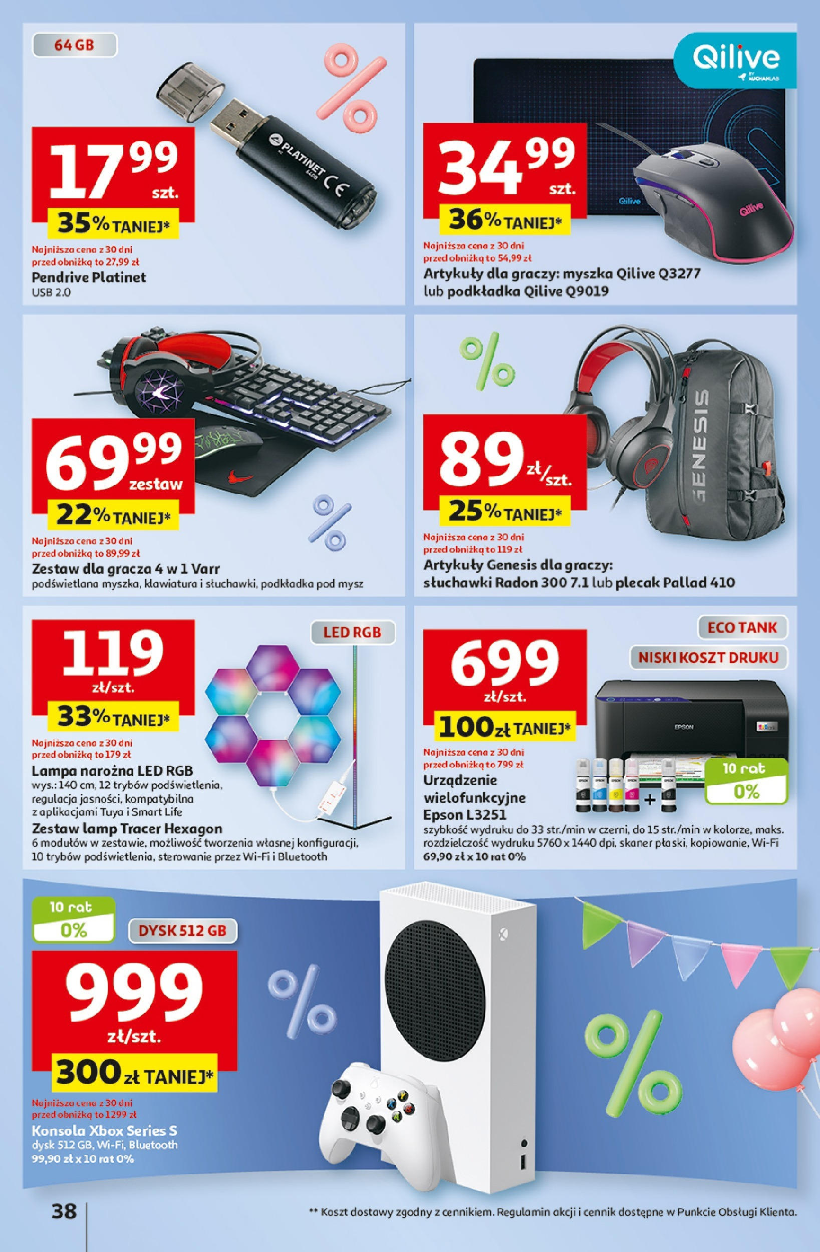 Auchan Jeszcze taniej na urodziny Hipermarket Gazetka  ważna od 25.04.2024 do 30.04.2024 strona 35