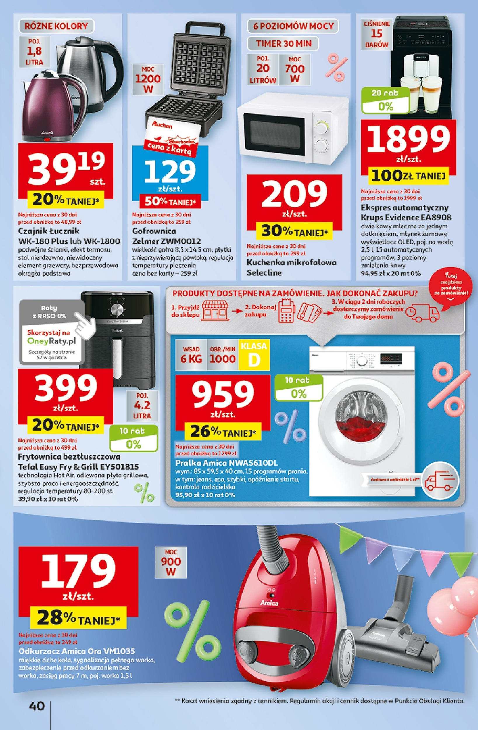 Auchan Jeszcze taniej na urodziny Hipermarket Gazetka  ważna od 25.04.2024 do 30.04.2024 strona 36