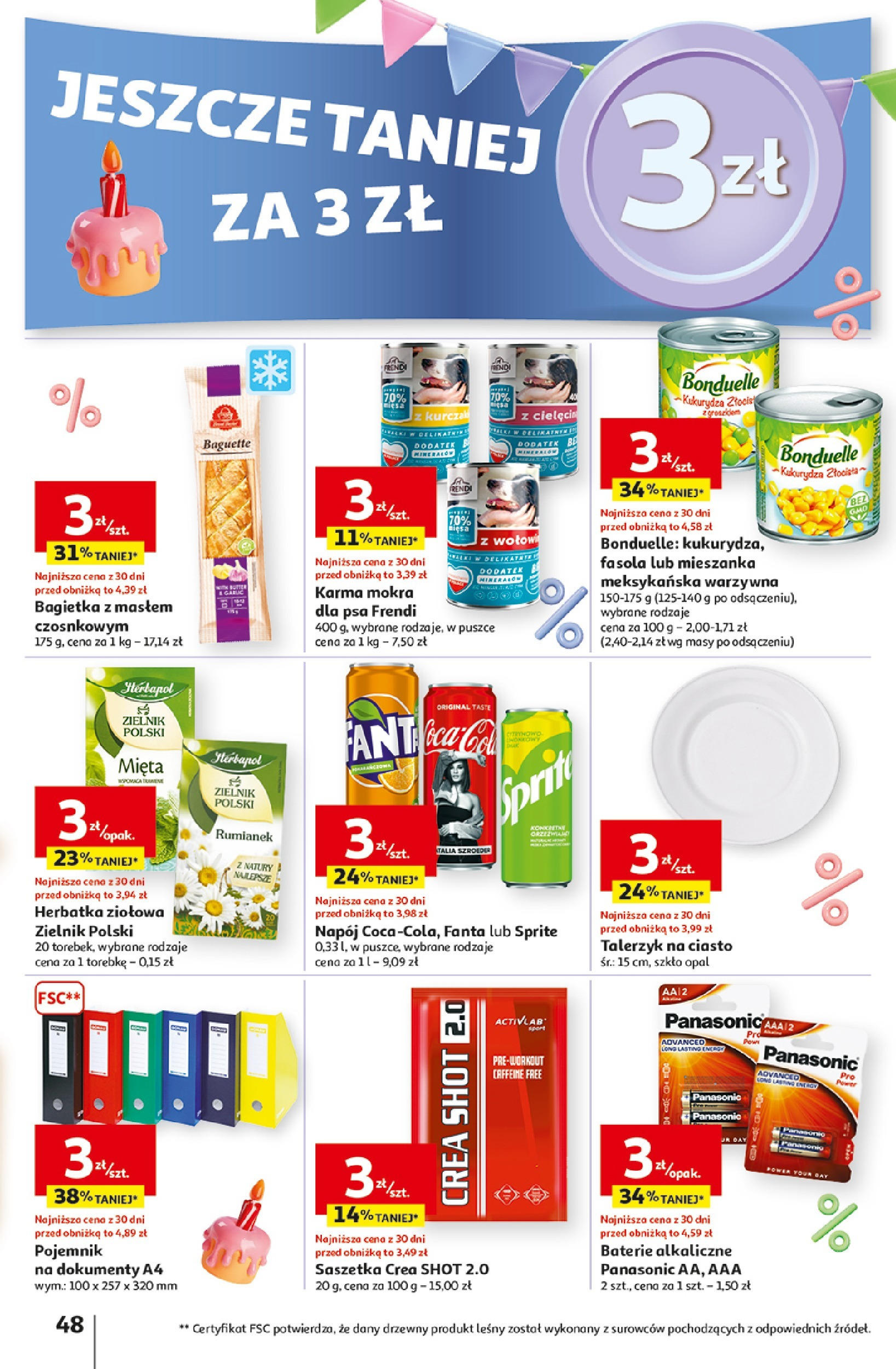 Auchan Jeszcze taniej na urodziny Hipermarket Gazetka  ważna od 25.04.2024 do 30.04.2024 strona 45