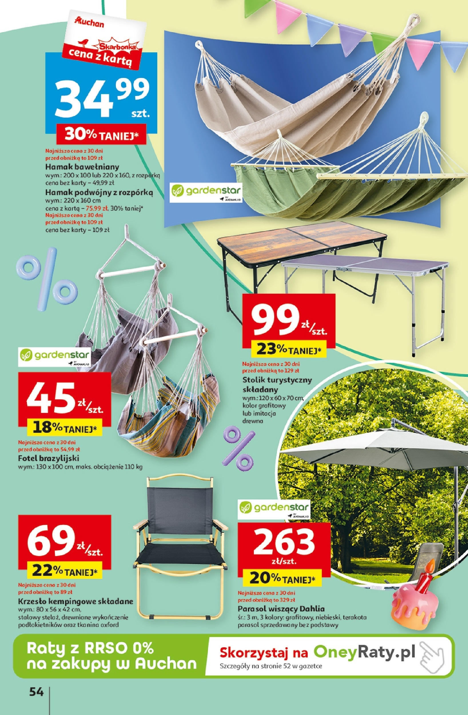 Auchan Jeszcze taniej na urodziny Hipermarket Gazetka  ważna od 25.04.2024 do 30.04.2024 strona 50