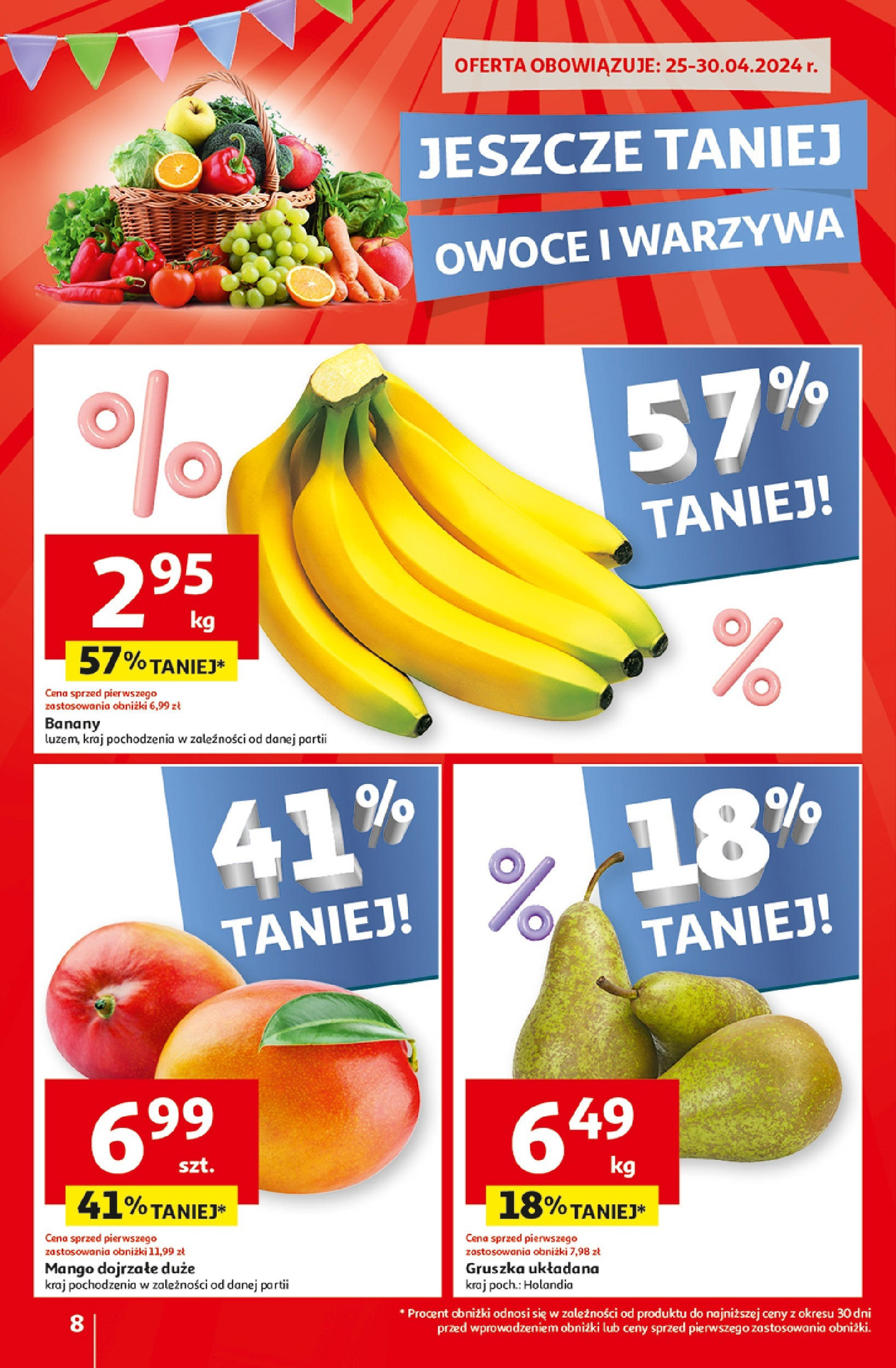 Auchan Jeszcze taniej na urodziny Hipermarket Gazetka  ważna od 25.04.2024 do 30.04.2024 strona 6