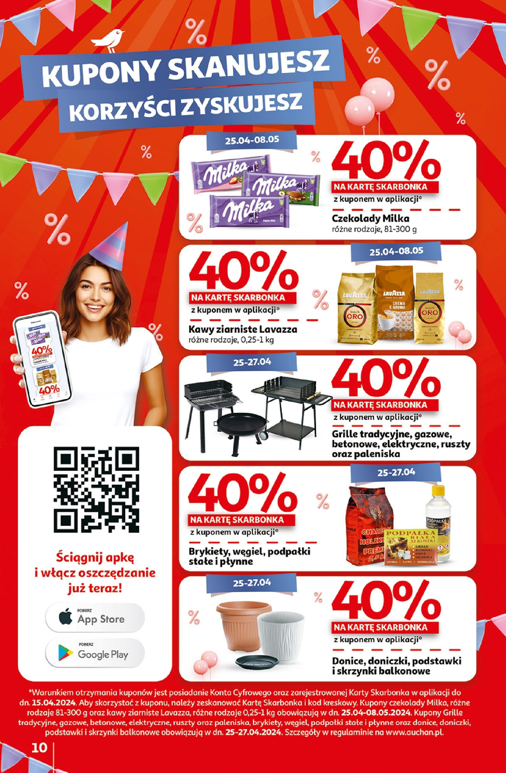 Auchan Jeszcze taniej na urodziny Hipermarket Gazetka  ważna od 25.04.2024 do 30.04.2024 strona 8