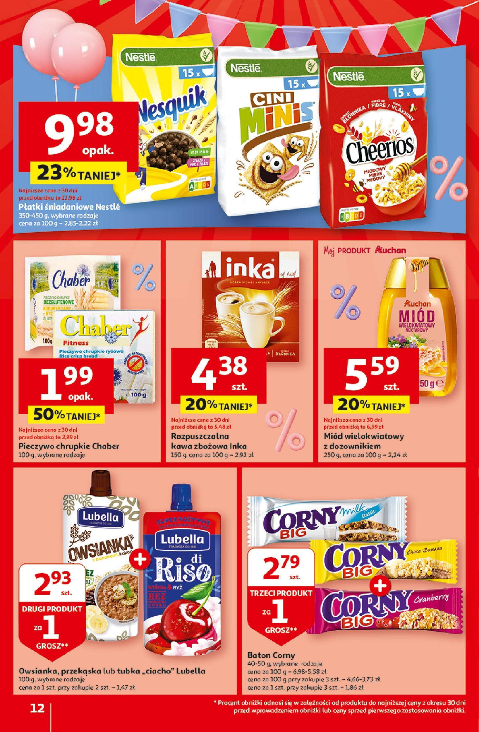 Auchan Jeszcze taniej na urodziny Hipermarket Gazetka  ważna od 25.04.2024 do 30.04.2024 strona 10