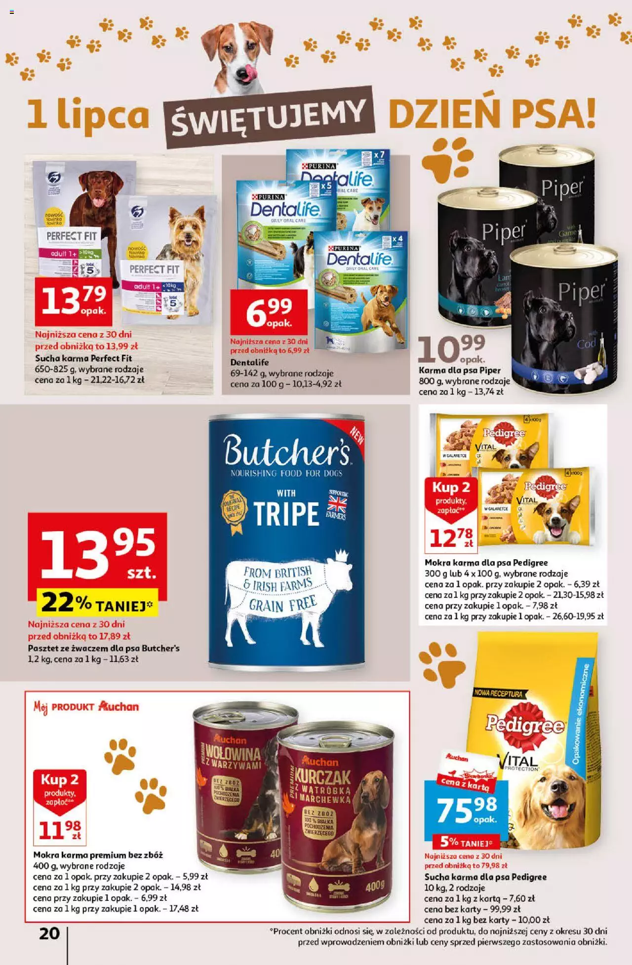 Auchan Korzyści na lato Hipermarket Gazetka ważna od 29.06.2023 do 05.07.2023 strona 20