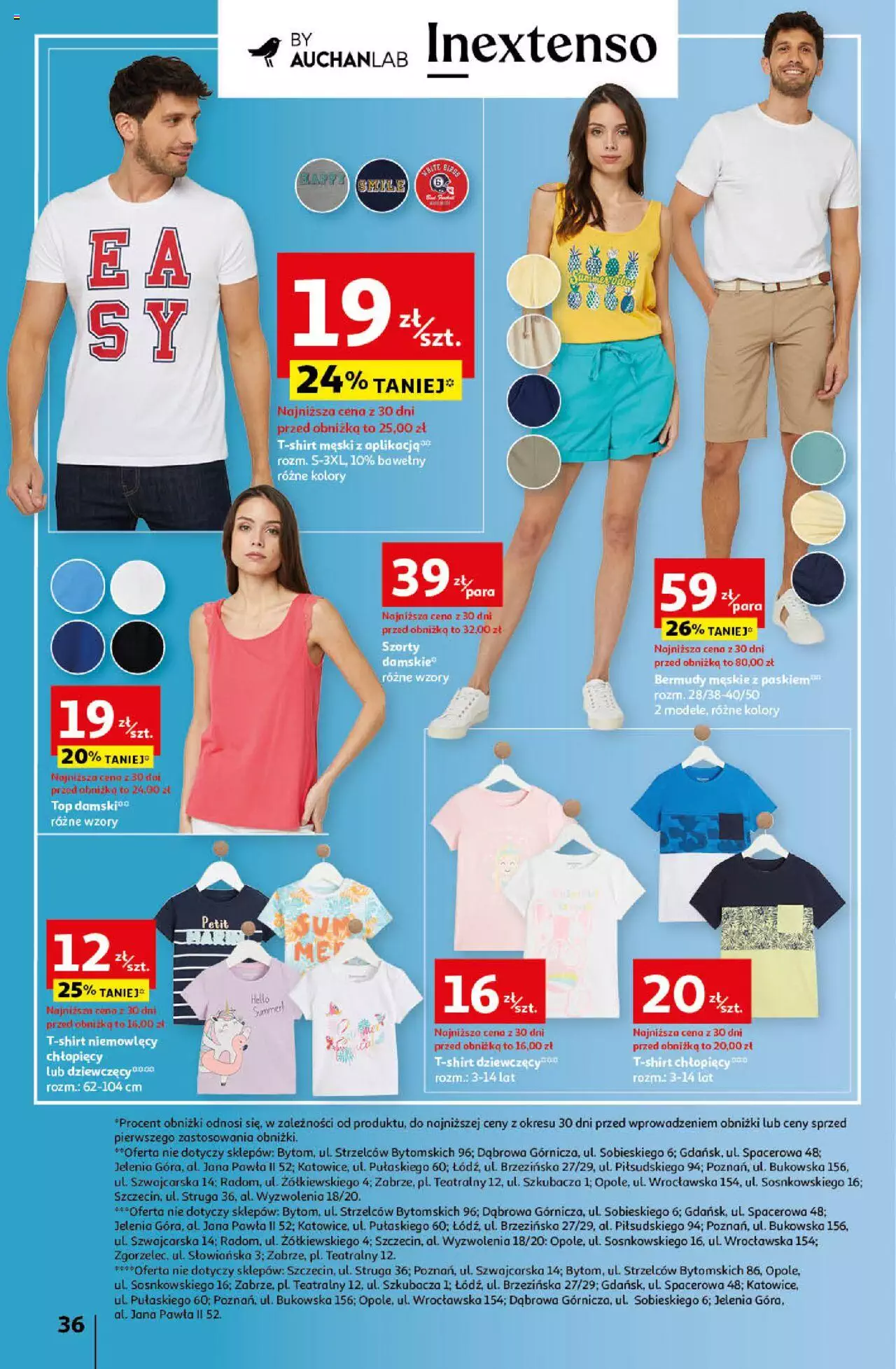 Auchan Korzyści na lato Hipermarket Gazetka ważna od 29.06.2023 do 05.07.2023 strona 36