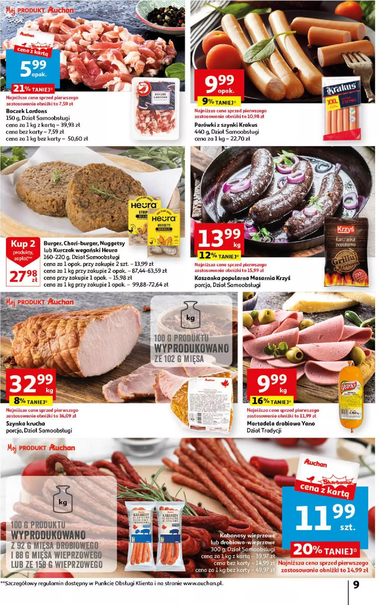 Auchan Korzyści na lato Hipermarket Gazetka ważna od 29.06.2023 do 05.07.2023 strona 9