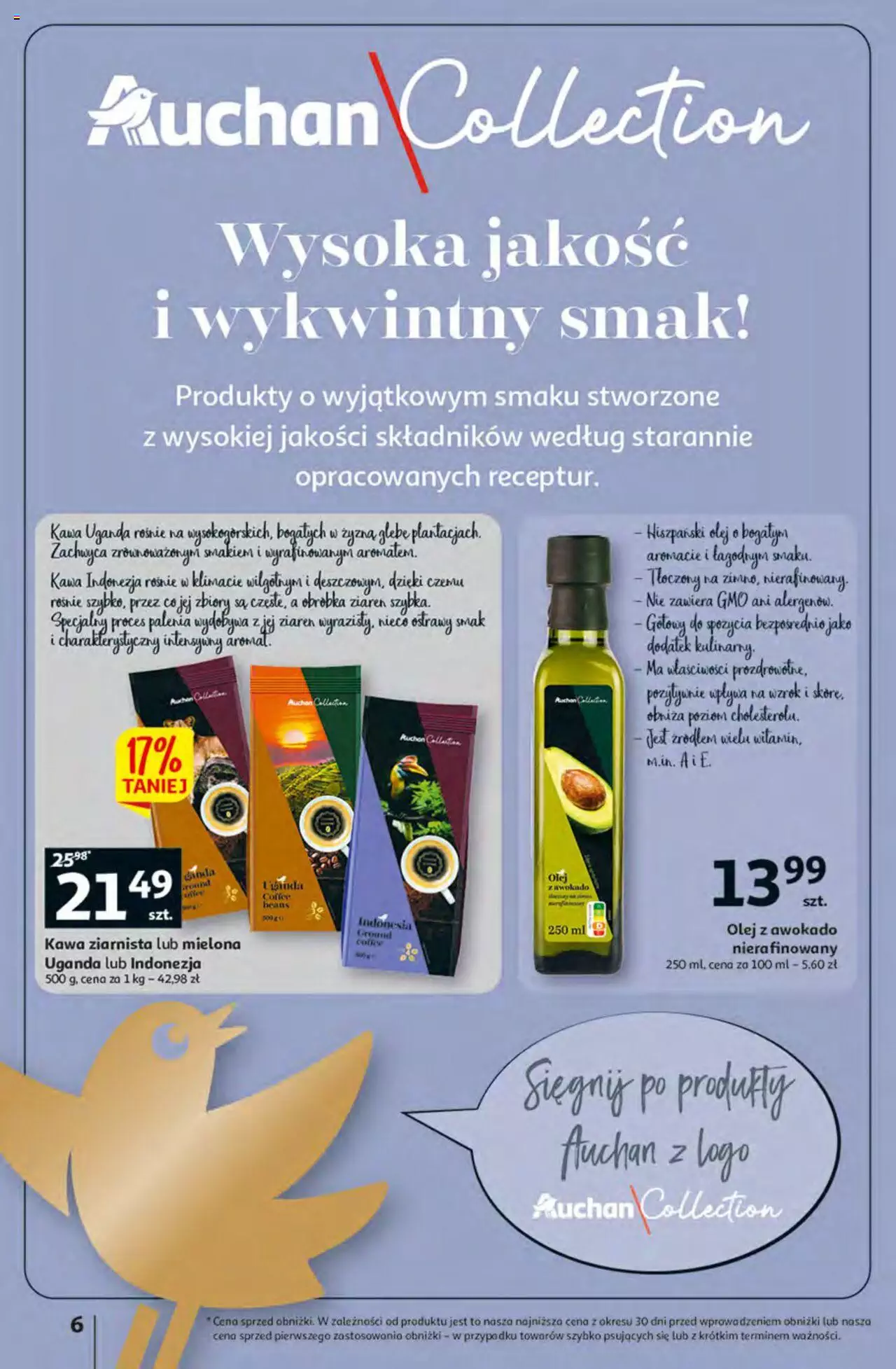 Auchan Korzyści z Kartą Skarbonka Hipermarket Gazetka ważna od 02.02.2023 do 08.02.2023 strona 6