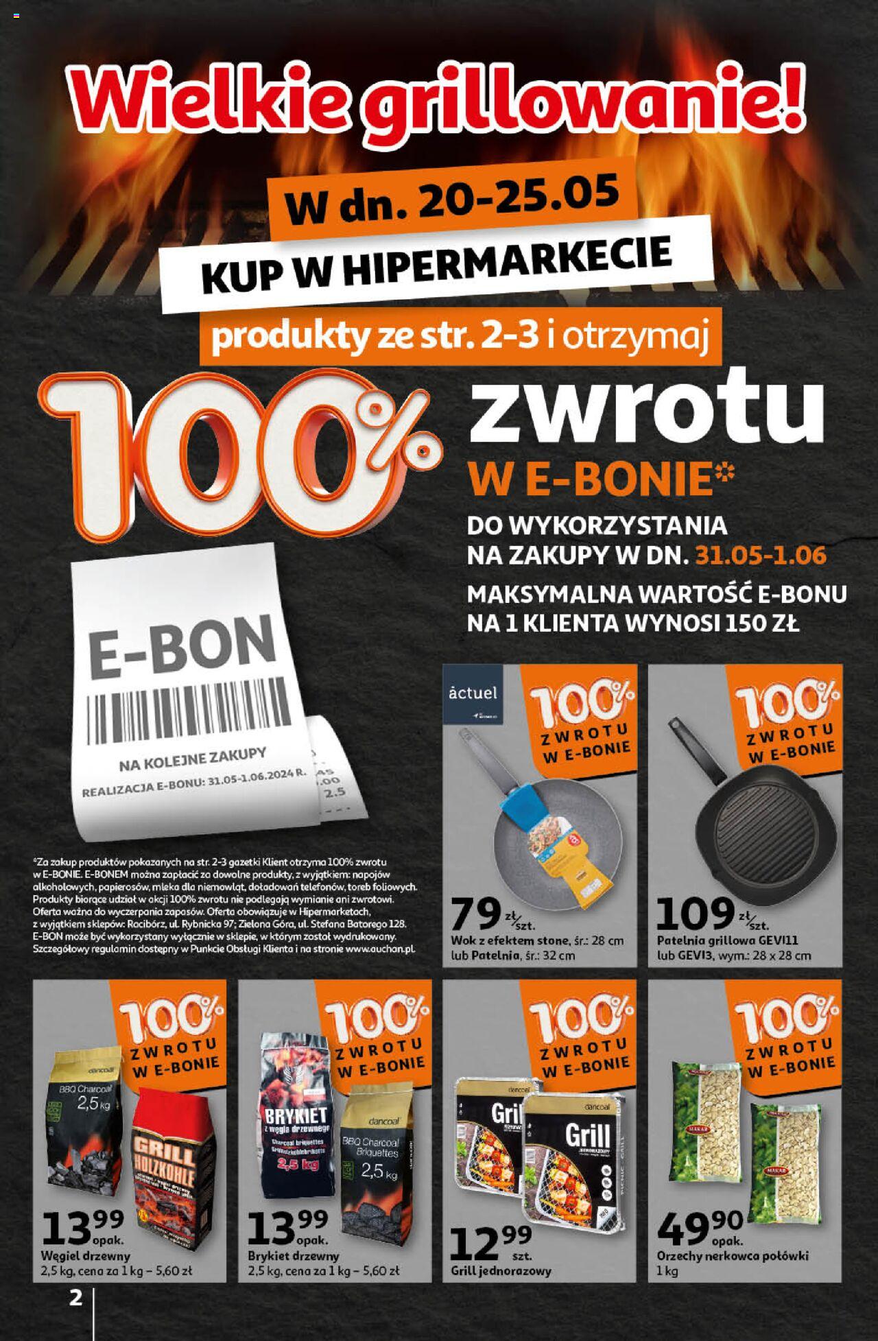 Auchan Koszyk Oszczędności Auchan Hipermarket  Gazetka ważna od 16.05.2024 do 22.05.2024 strona 2