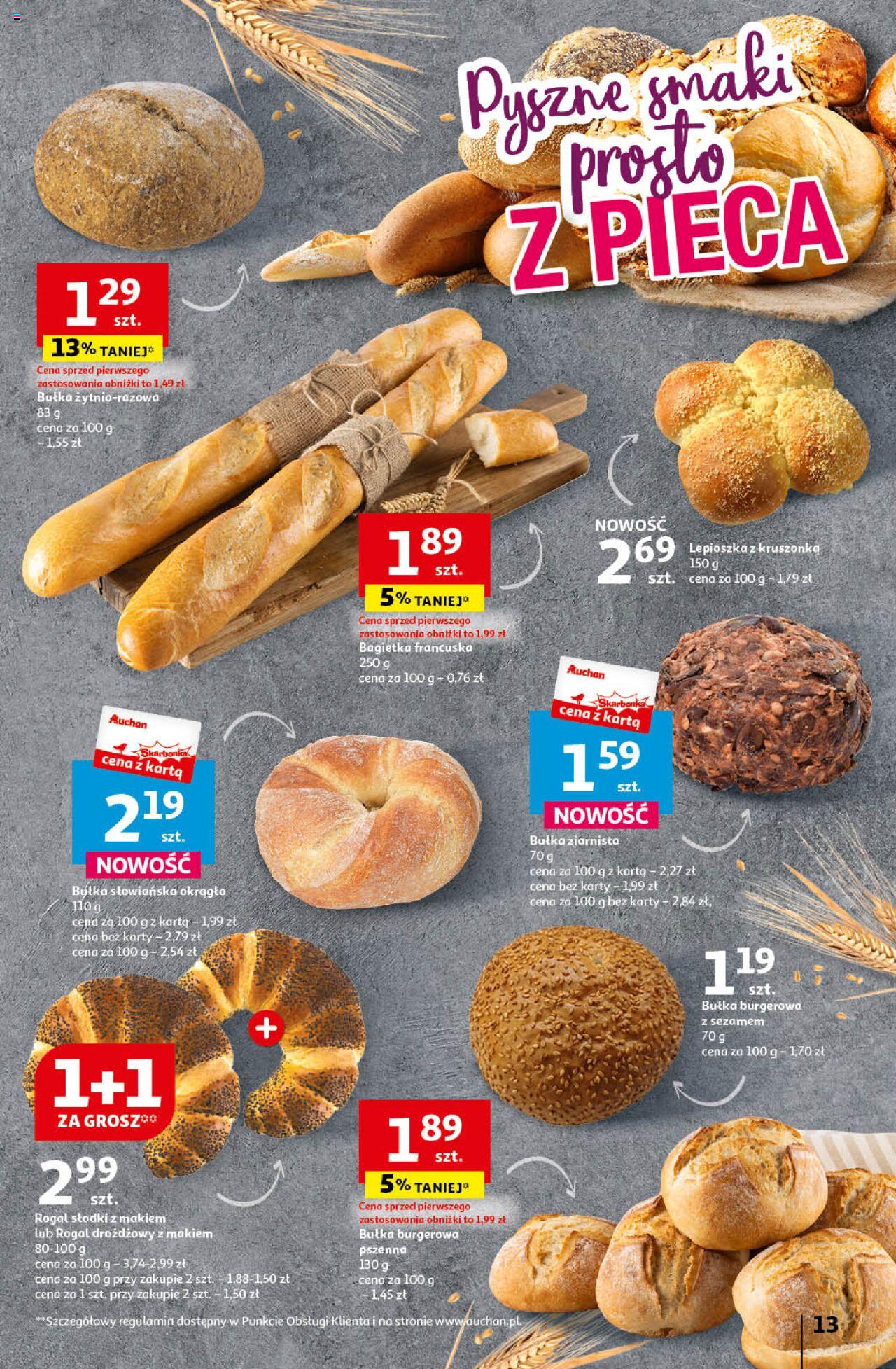 Auchan Koszyk Oszczędności Auchan Hipermarket  Gazetka ważna od 16.05.2024 do 22.05.2024 strona 13